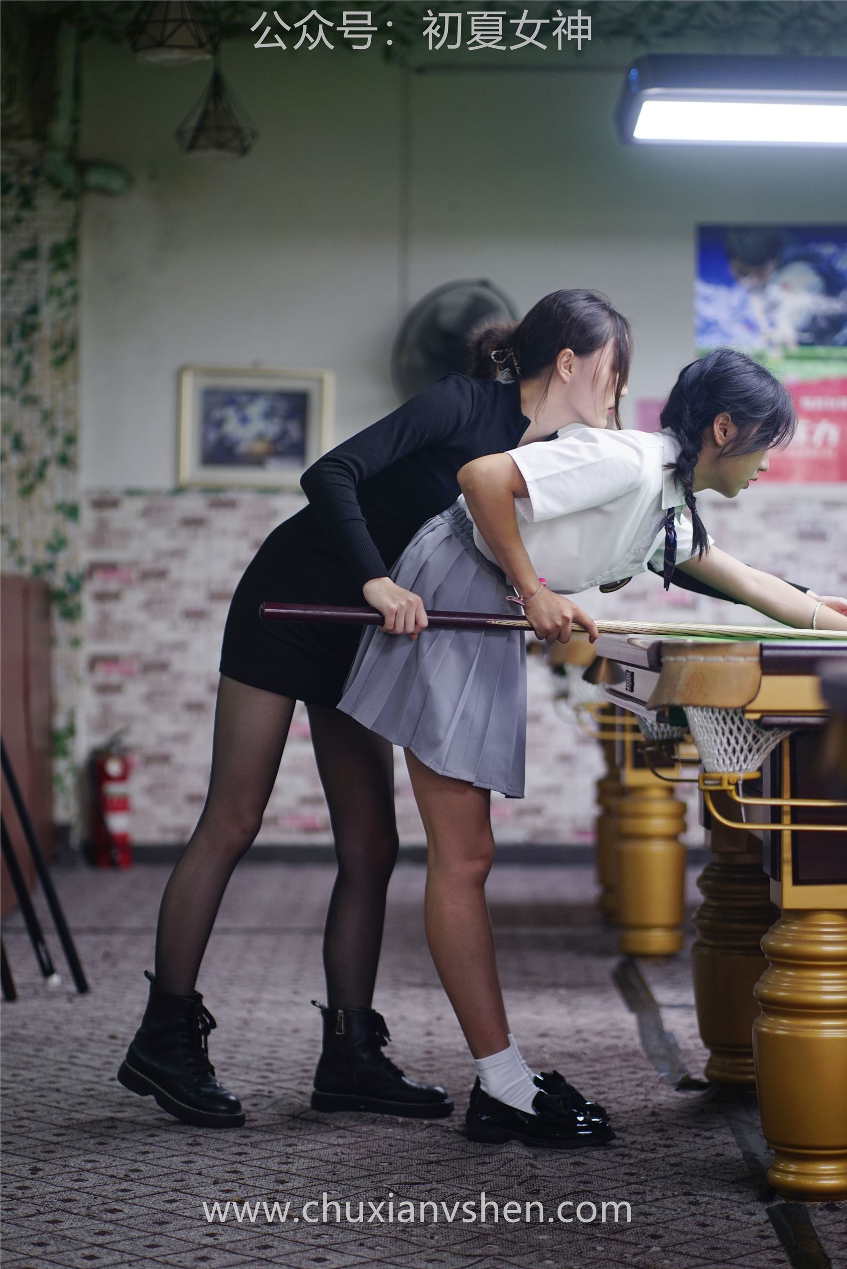 图片[57]-[初夏女神] NO.096 大发&点点~《姐妹同台》行不行台球桌碰一碰 [133P] – 速更版-美库