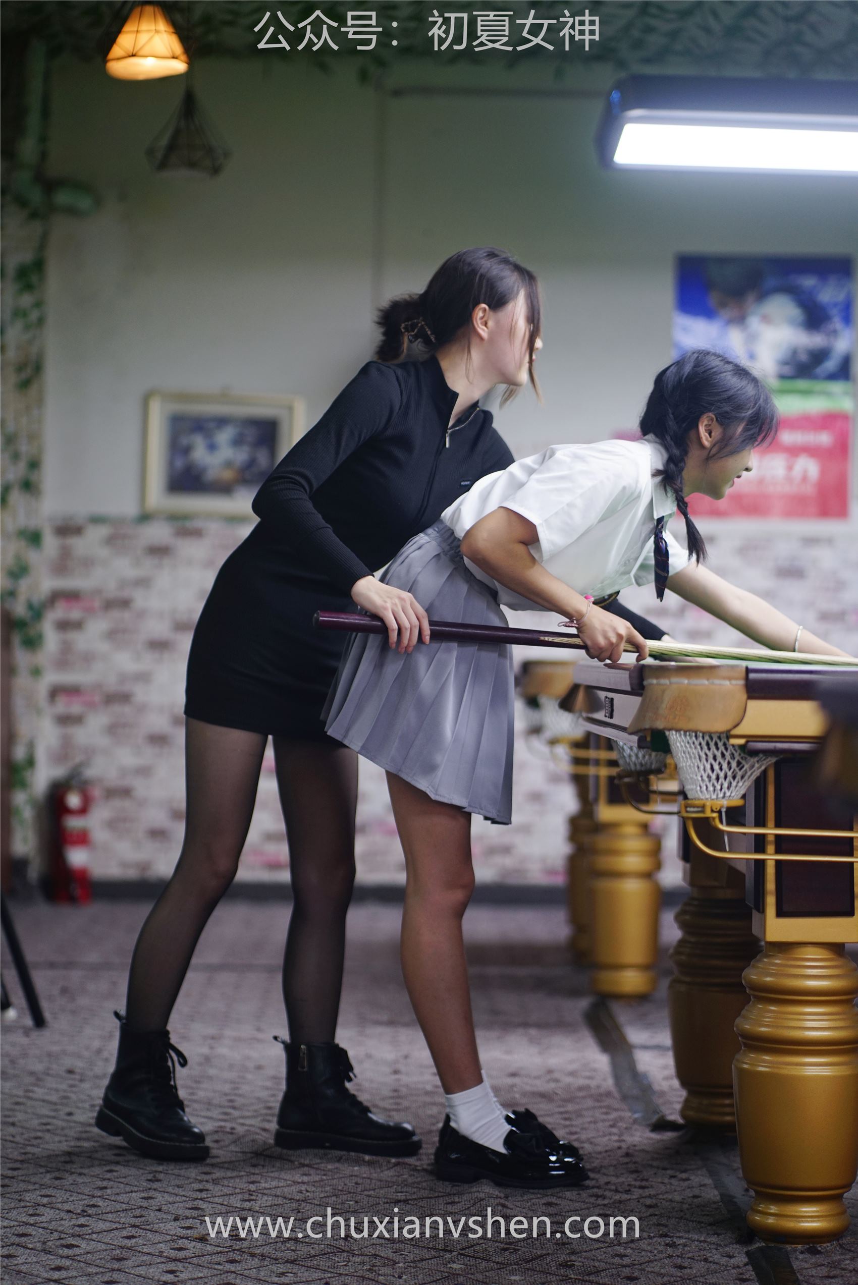 图片[58]-[初夏女神] NO.096 大发&点点~《姐妹同台》行不行台球桌碰一碰 [133P] – 速更版-美库