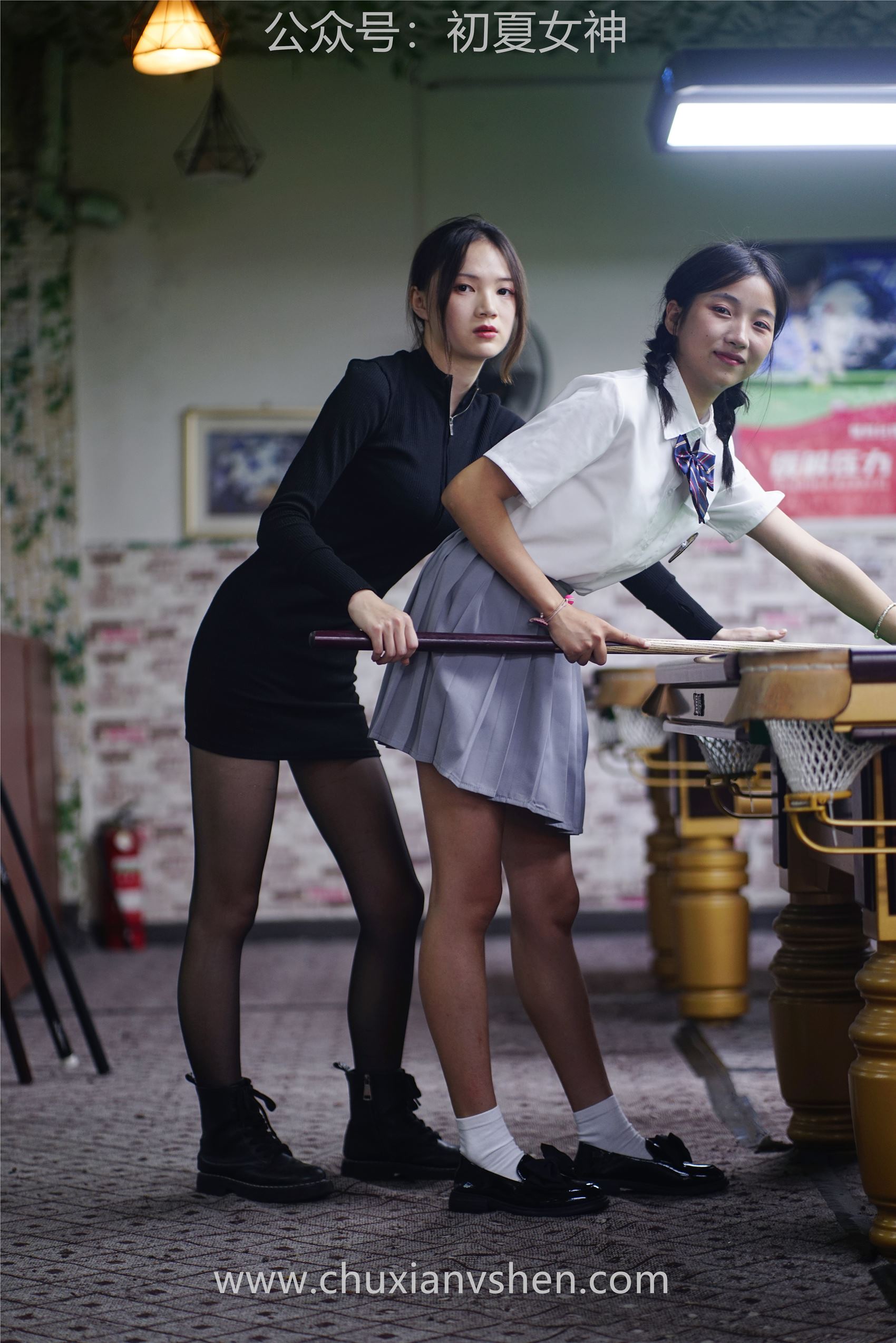 图片[59]-[初夏女神] NO.096 大发&点点~《姐妹同台》行不行台球桌碰一碰 [133P] – 速更版-美库