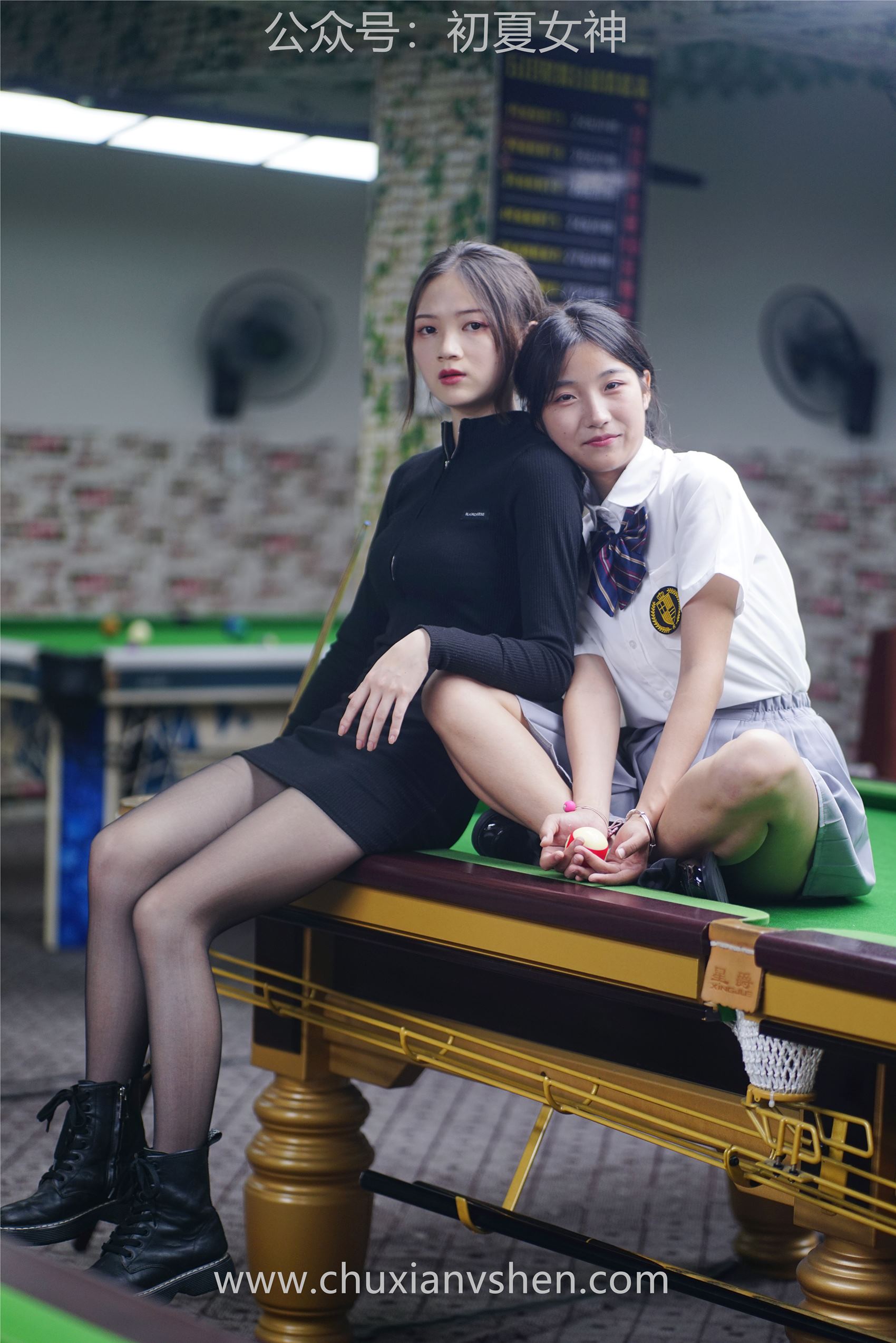 图片[69]-[初夏女神] NO.096 大发&点点~《姐妹同台》行不行台球桌碰一碰 [133P] – 速更版-美库