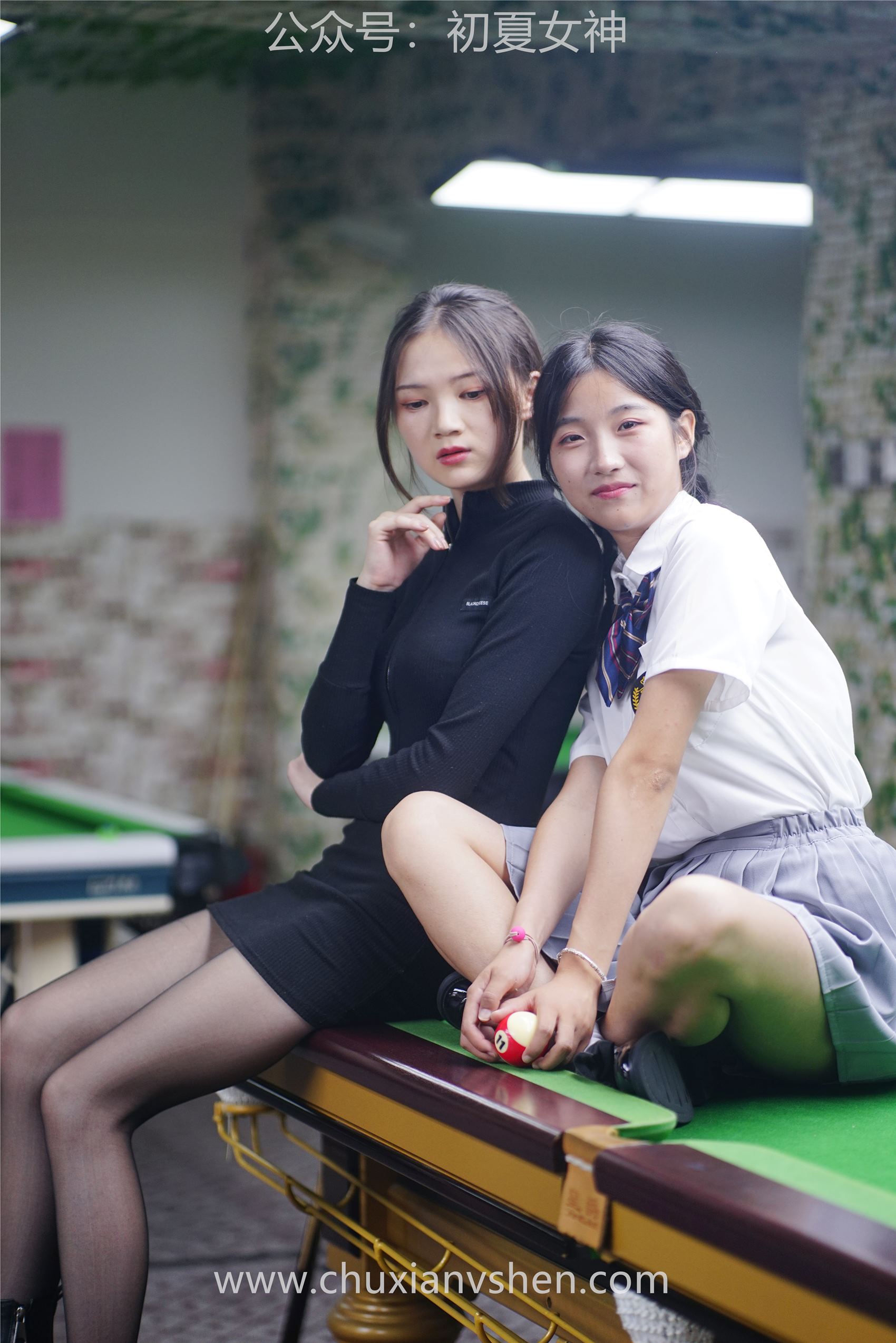 图片[70]-[初夏女神] NO.096 大发&点点~《姐妹同台》行不行台球桌碰一碰 [133P] – 速更版-美库