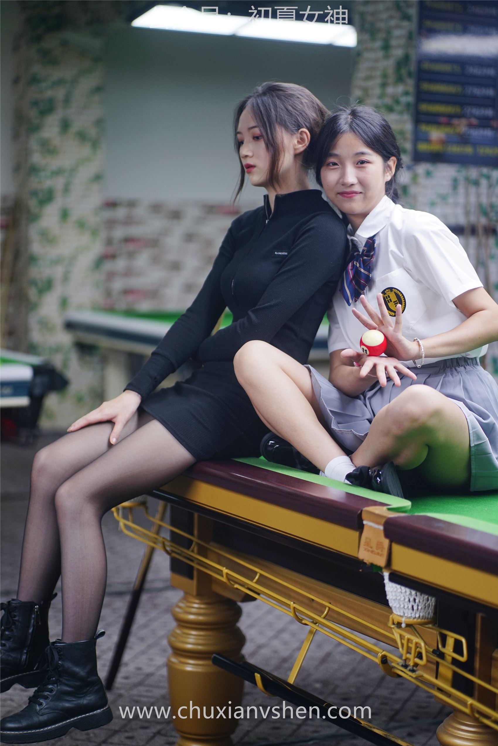 图片[71]-[初夏女神] NO.096 大发&点点~《姐妹同台》行不行台球桌碰一碰 [133P] – 速更版-美库