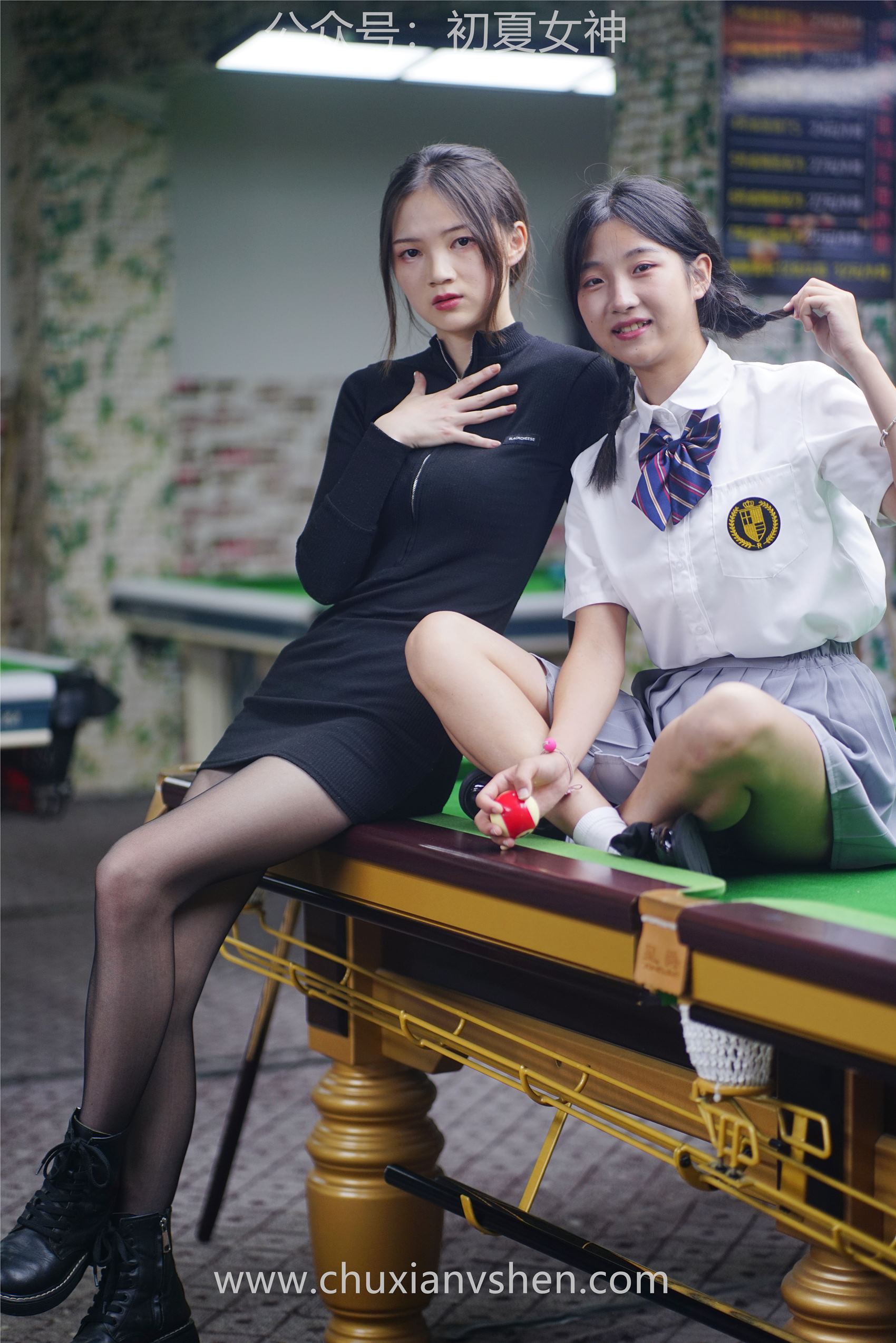 图片[72]-[初夏女神] NO.096 大发&点点~《姐妹同台》行不行台球桌碰一碰 [133P] – 速更版-美库