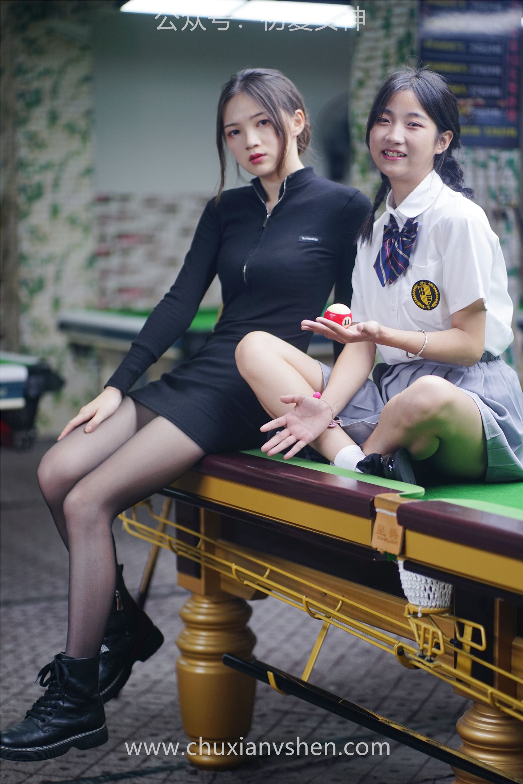 图片[75]-[初夏女神] NO.096 大发&点点~《姐妹同台》行不行台球桌碰一碰 [133P] – 速更版-美库