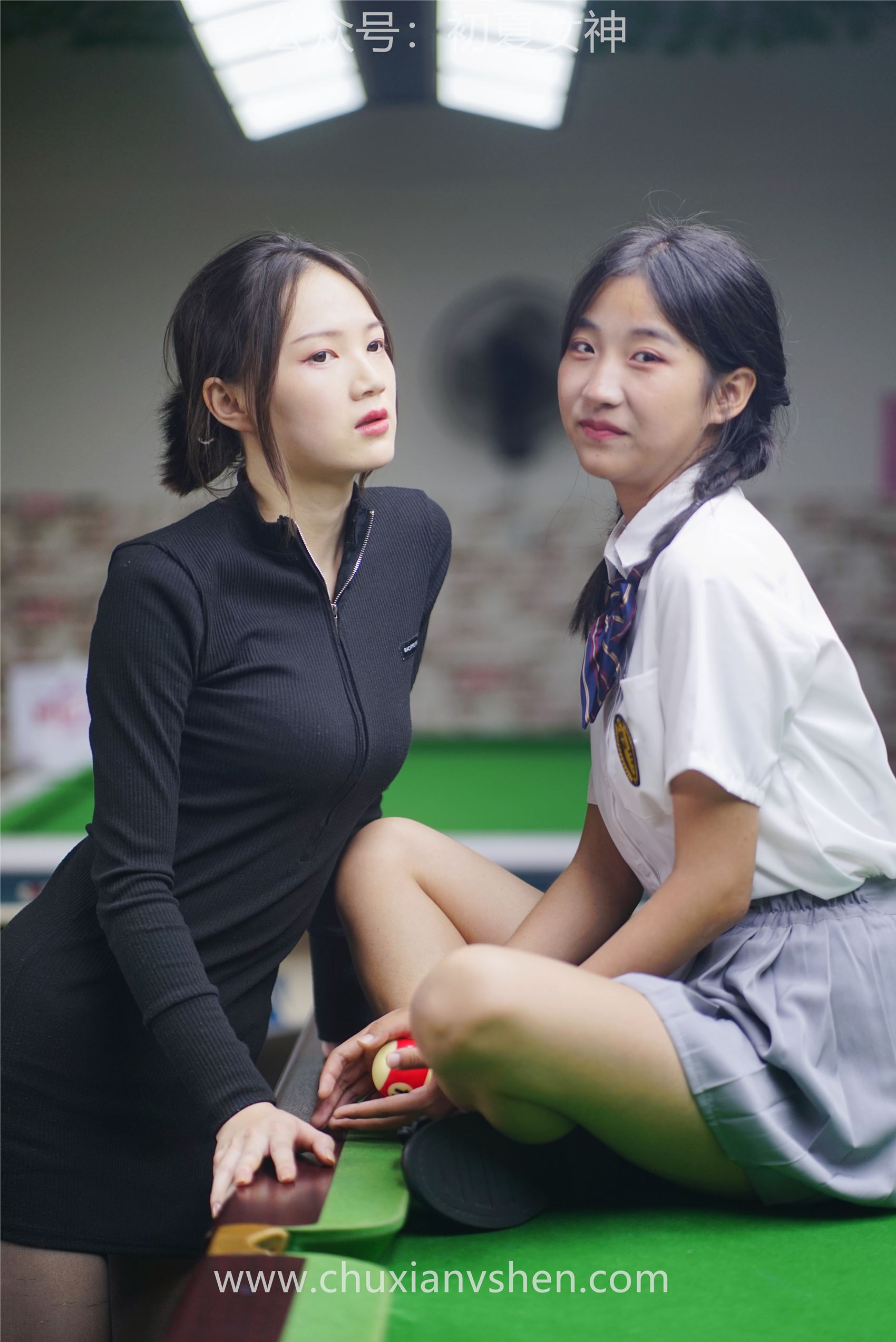 图片[76]-[初夏女神] NO.096 大发&点点~《姐妹同台》行不行台球桌碰一碰 [133P] – 速更版-美库