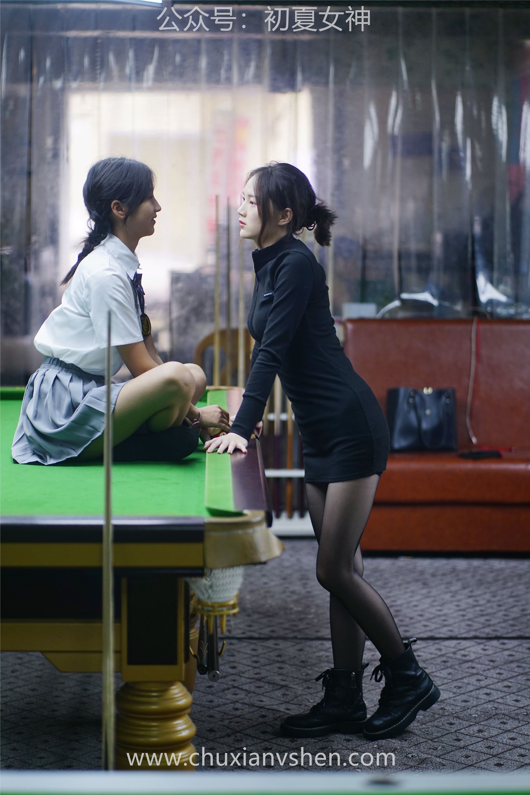 图片[77]-[初夏女神] NO.096 大发&点点~《姐妹同台》行不行台球桌碰一碰 [133P] – 速更版-美库