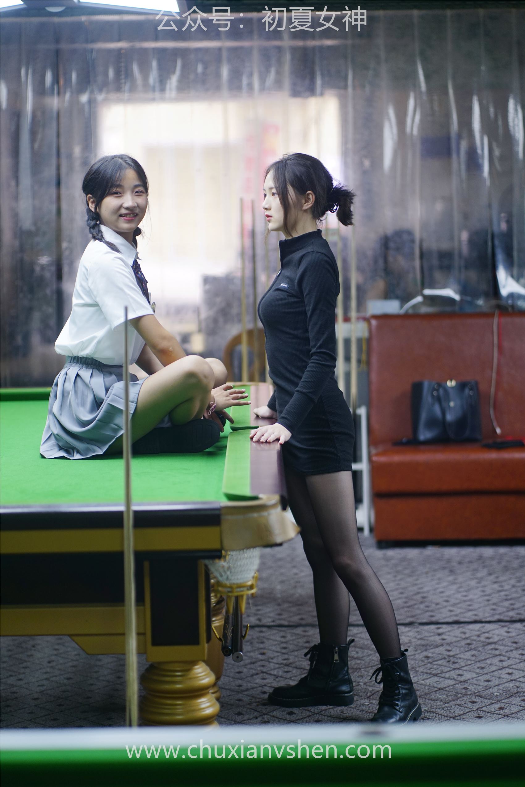 图片[78]-[初夏女神] NO.096 大发&点点~《姐妹同台》行不行台球桌碰一碰 [133P] – 速更版-美库