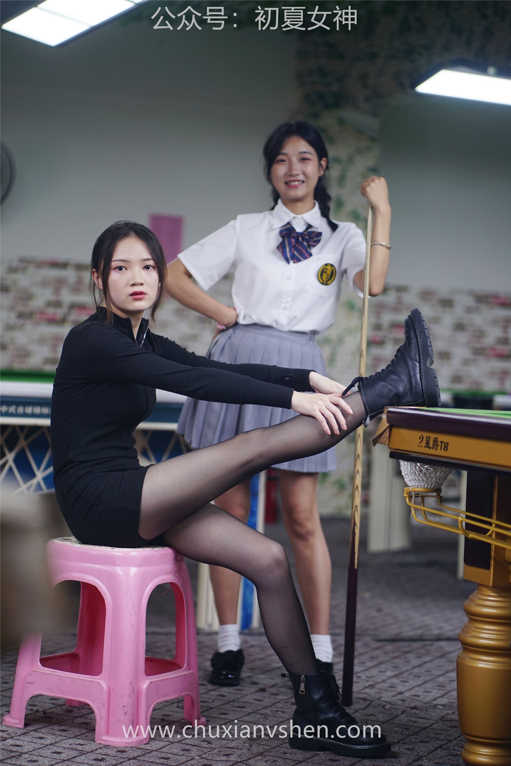 图片[81]-[初夏女神] NO.096 大发&点点~《姐妹同台》行不行台球桌碰一碰 [133P] – 速更版-美库