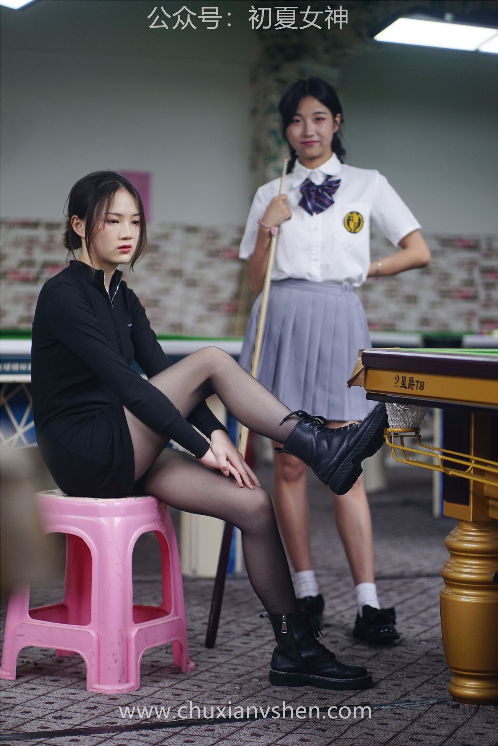 图片[84]-[初夏女神] NO.096 大发&点点~《姐妹同台》行不行台球桌碰一碰 [133P] – 速更版-美库