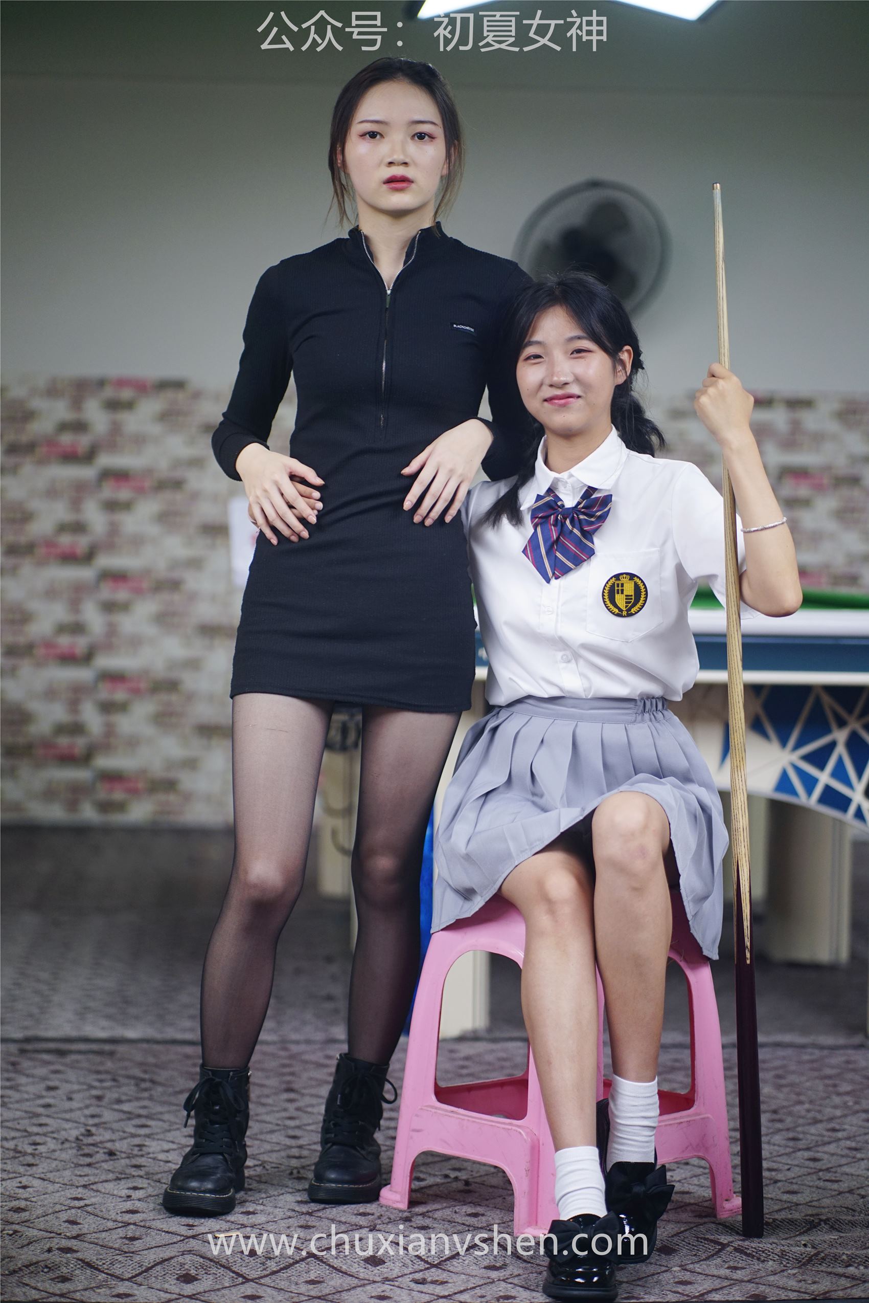 图片[105]-[初夏女神] NO.096 大发&点点~《姐妹同台》行不行台球桌碰一碰 [133P] – 速更版-美库