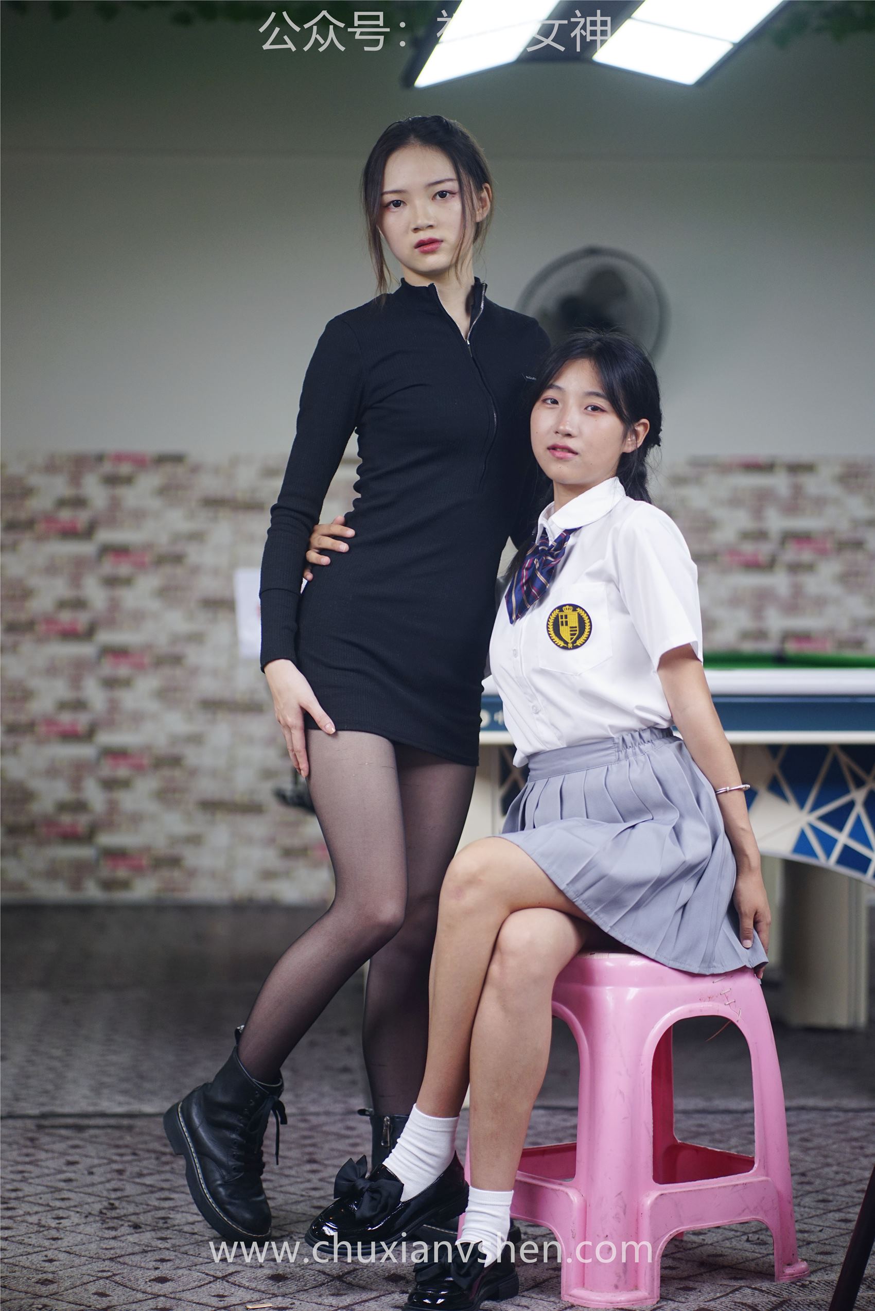 图片[112]-[初夏女神] NO.096 大发&点点~《姐妹同台》行不行台球桌碰一碰 [133P] – 速更版-美库