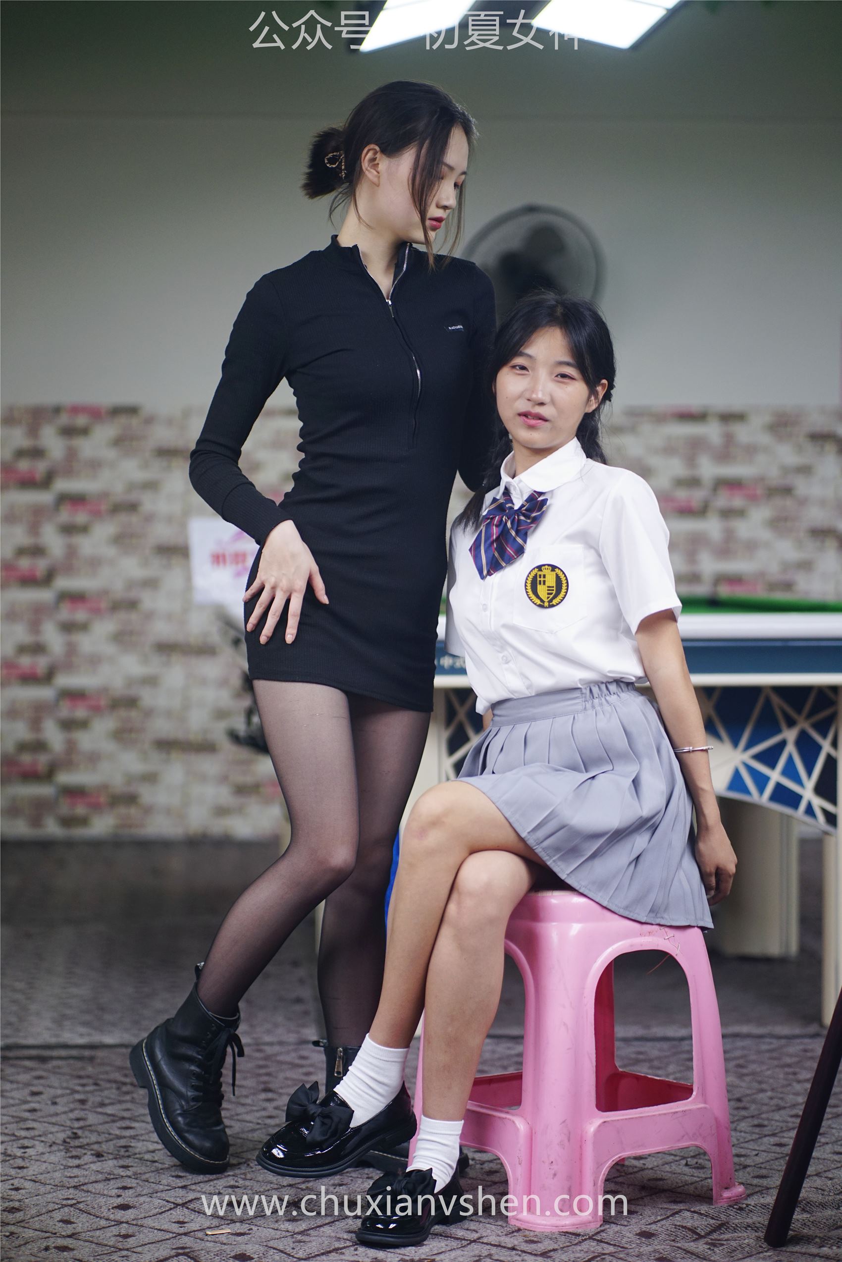 图片[114]-[初夏女神] NO.096 大发&点点~《姐妹同台》行不行台球桌碰一碰 [133P] – 速更版-美库