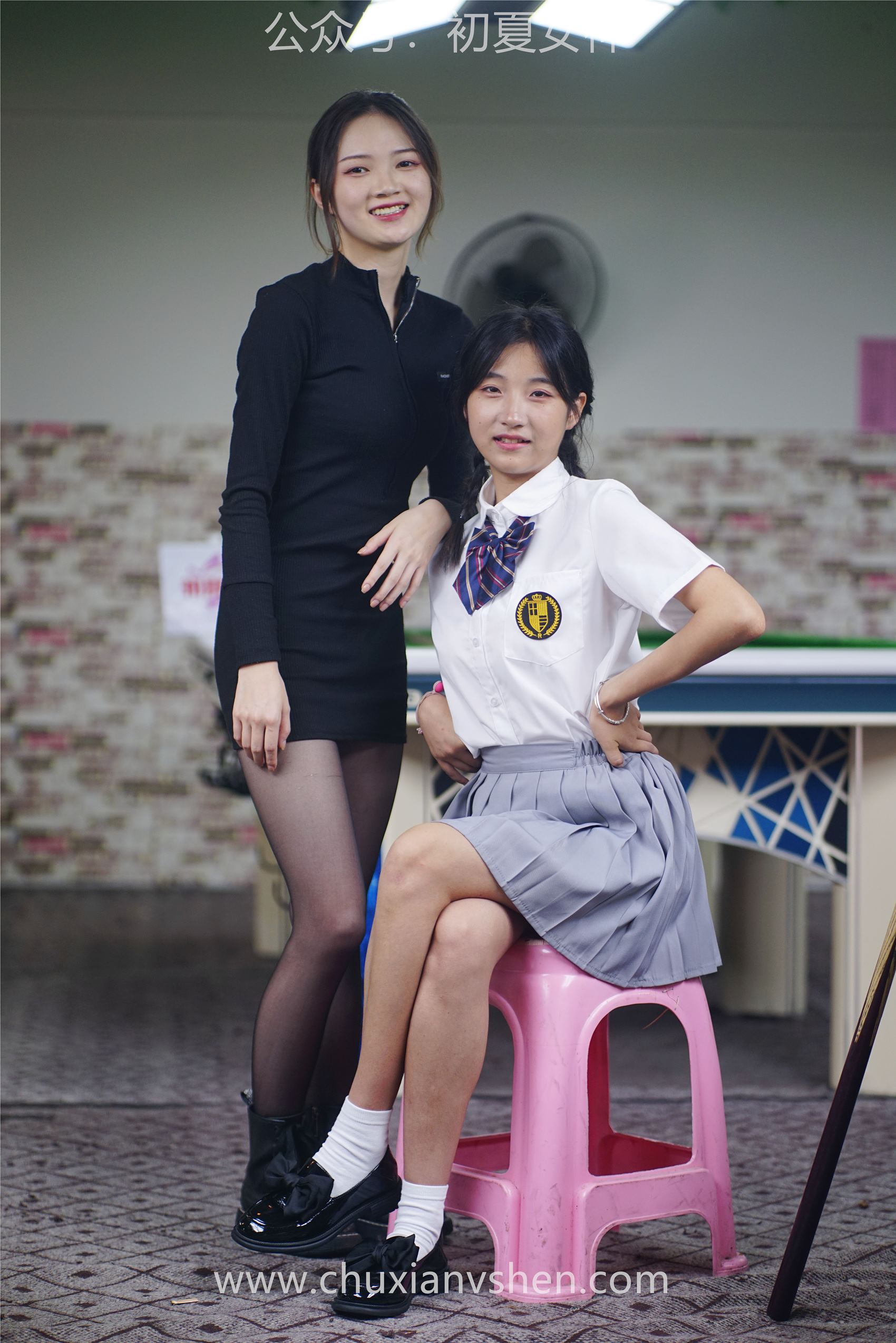 图片[116]-[初夏女神] NO.096 大发&点点~《姐妹同台》行不行台球桌碰一碰 [133P] – 速更版-美库