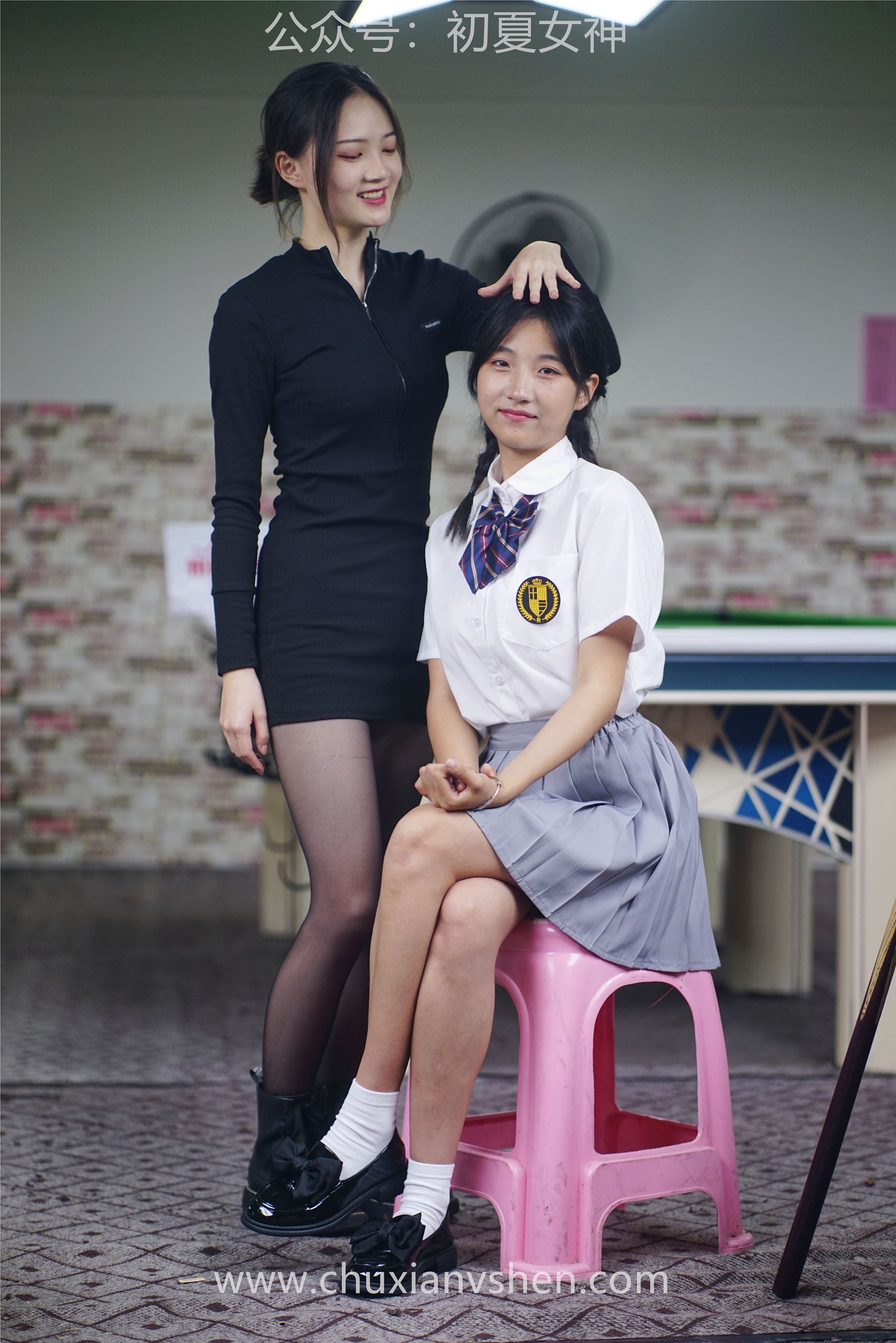 图片[117]-[初夏女神] NO.096 大发&点点~《姐妹同台》行不行台球桌碰一碰 [133P] – 速更版-美库