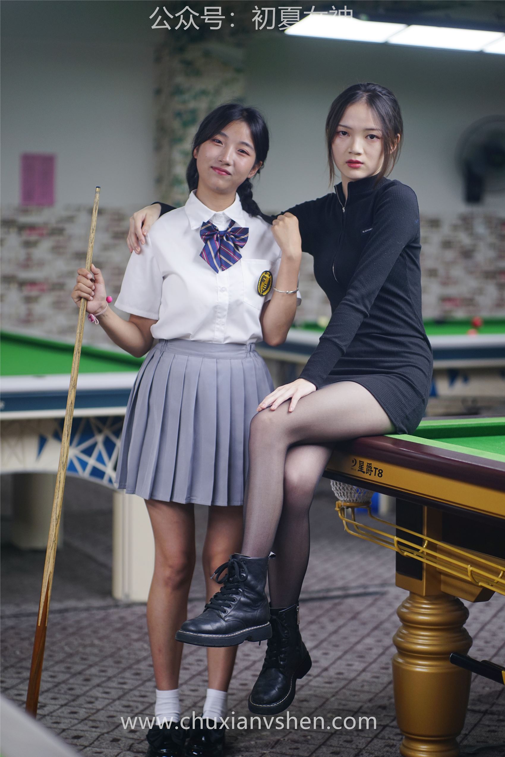 图片[131]-[初夏女神] NO.096 大发&点点~《姐妹同台》行不行台球桌碰一碰 [133P] – 速更版-美库