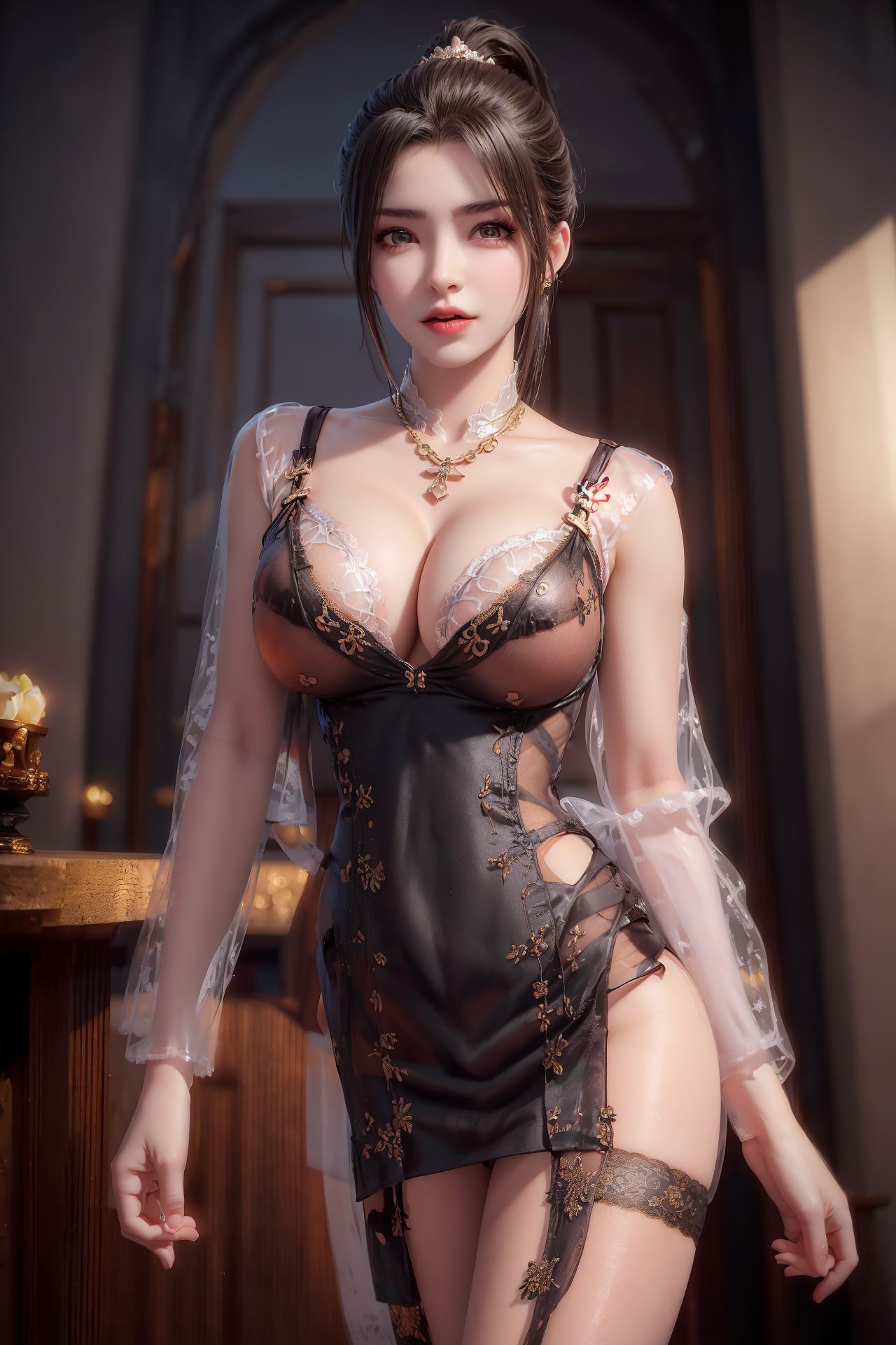 图片[12]-AI绘画 178 紫川-流风霜蕾丝[49P] – 速更版-美库