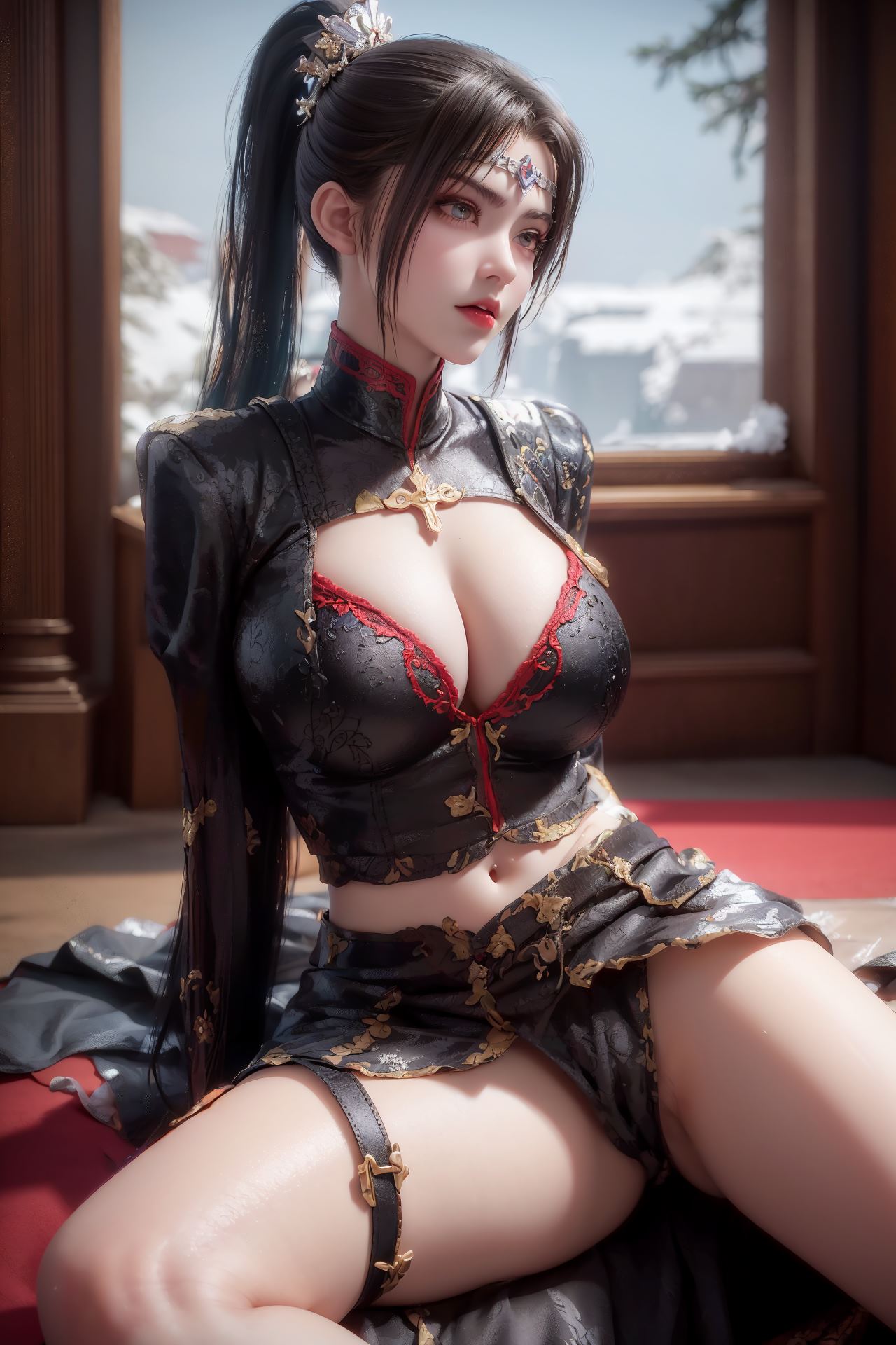 图片[25]-AI绘画 178 紫川-流风霜蕾丝[49P] – 速更版-美库