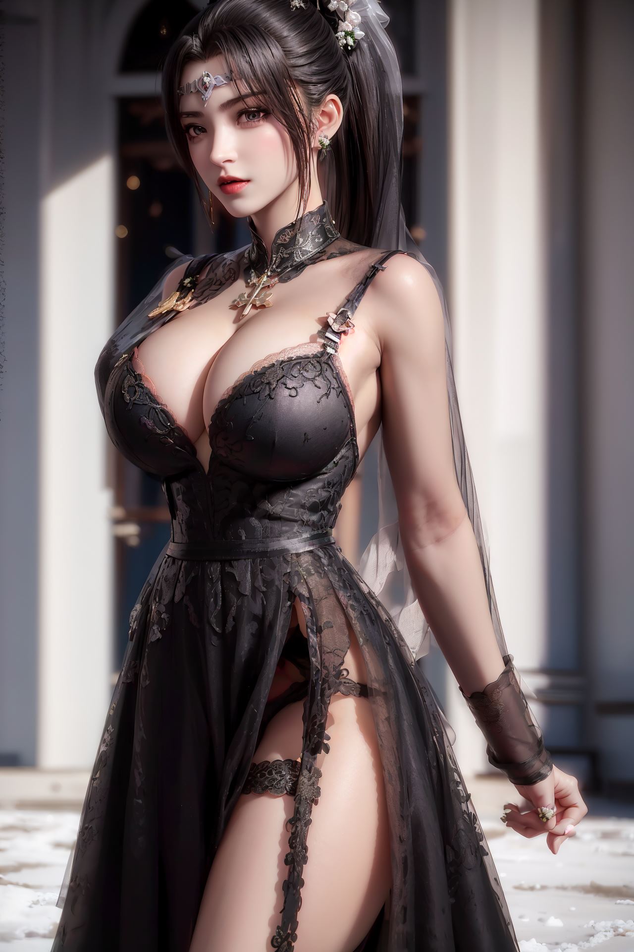 图片[36]-AI绘画 178 紫川-流风霜蕾丝[49P] – 速更版-美库