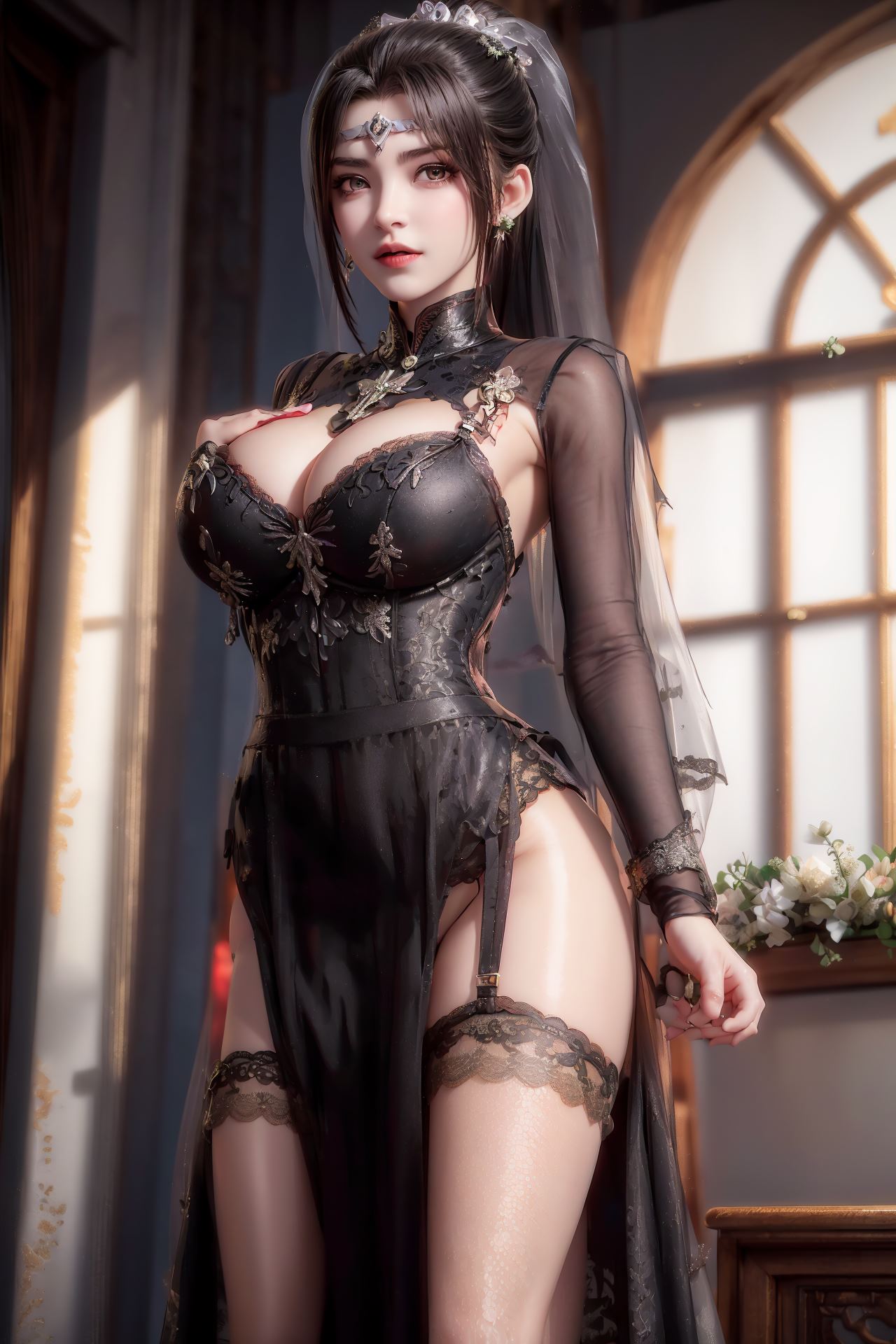 图片[37]-AI绘画 178 紫川-流风霜蕾丝[49P] – 速更版-美库