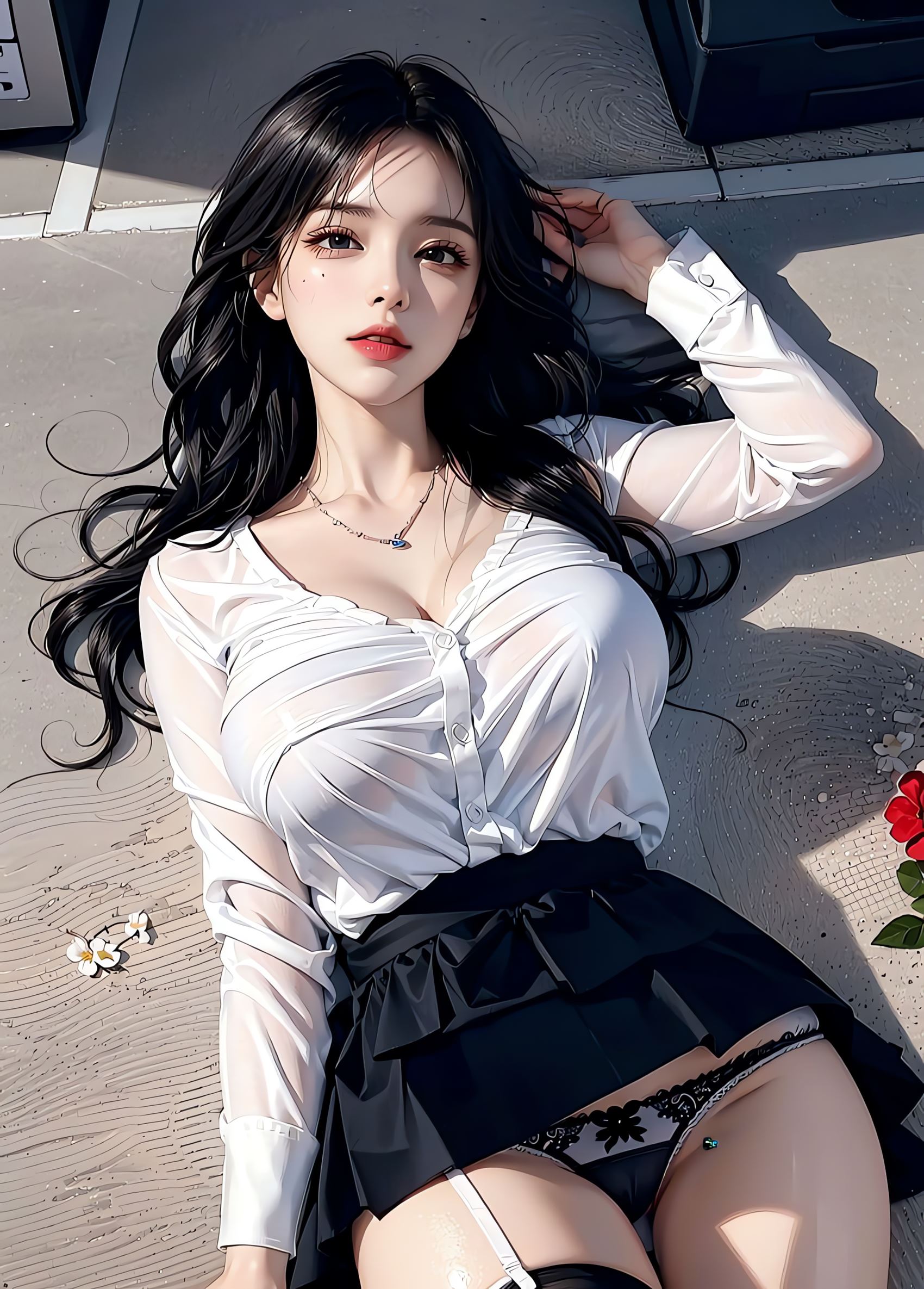 图片[13]-AI绘画 179 制服少女[22P] – 速更版-美库