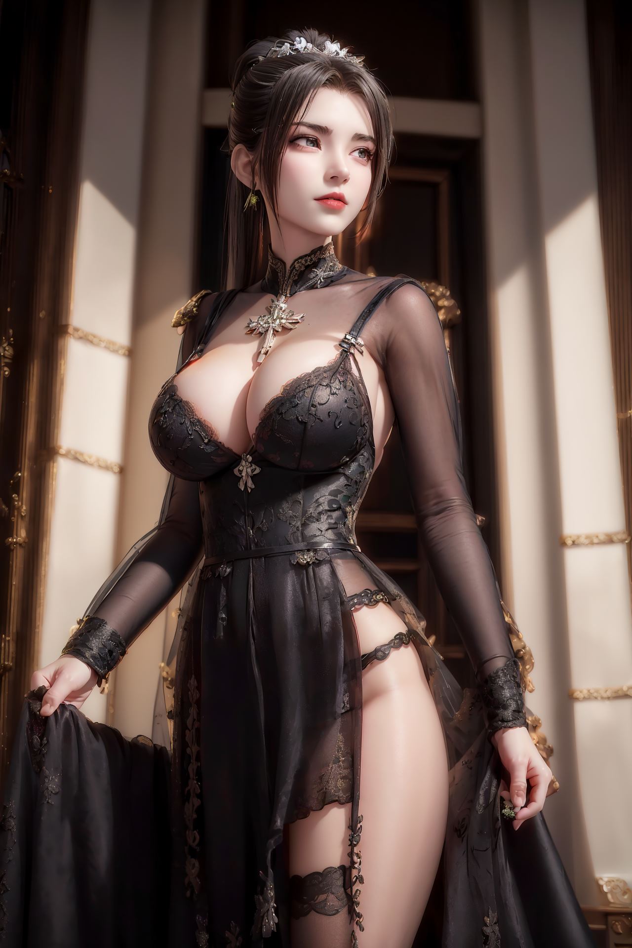 图片[39]-AI绘画 178 紫川-流风霜蕾丝[49P] – 速更版-美库