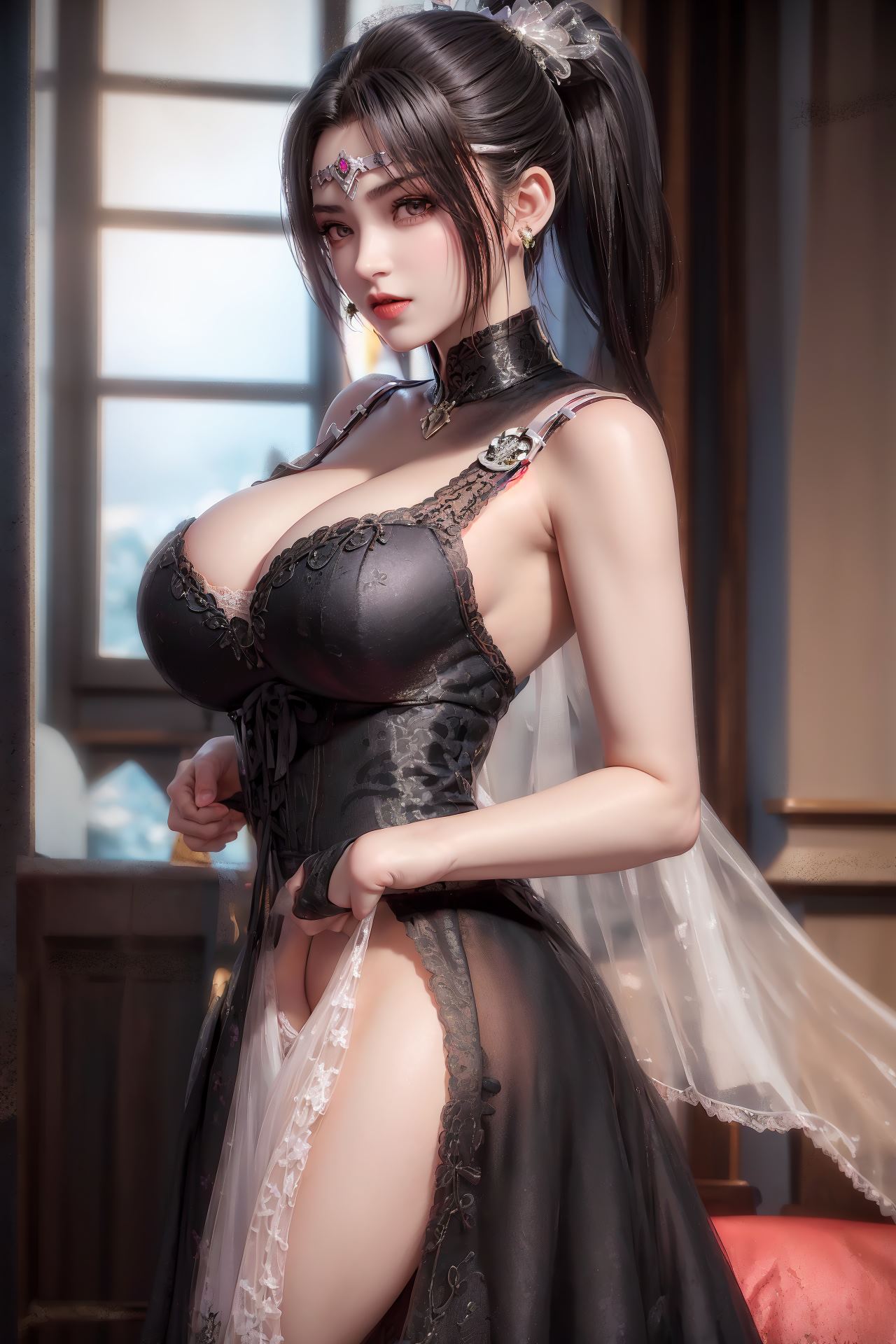 图片[41]-AI绘画 178 紫川-流风霜蕾丝[49P] – 速更版-美库