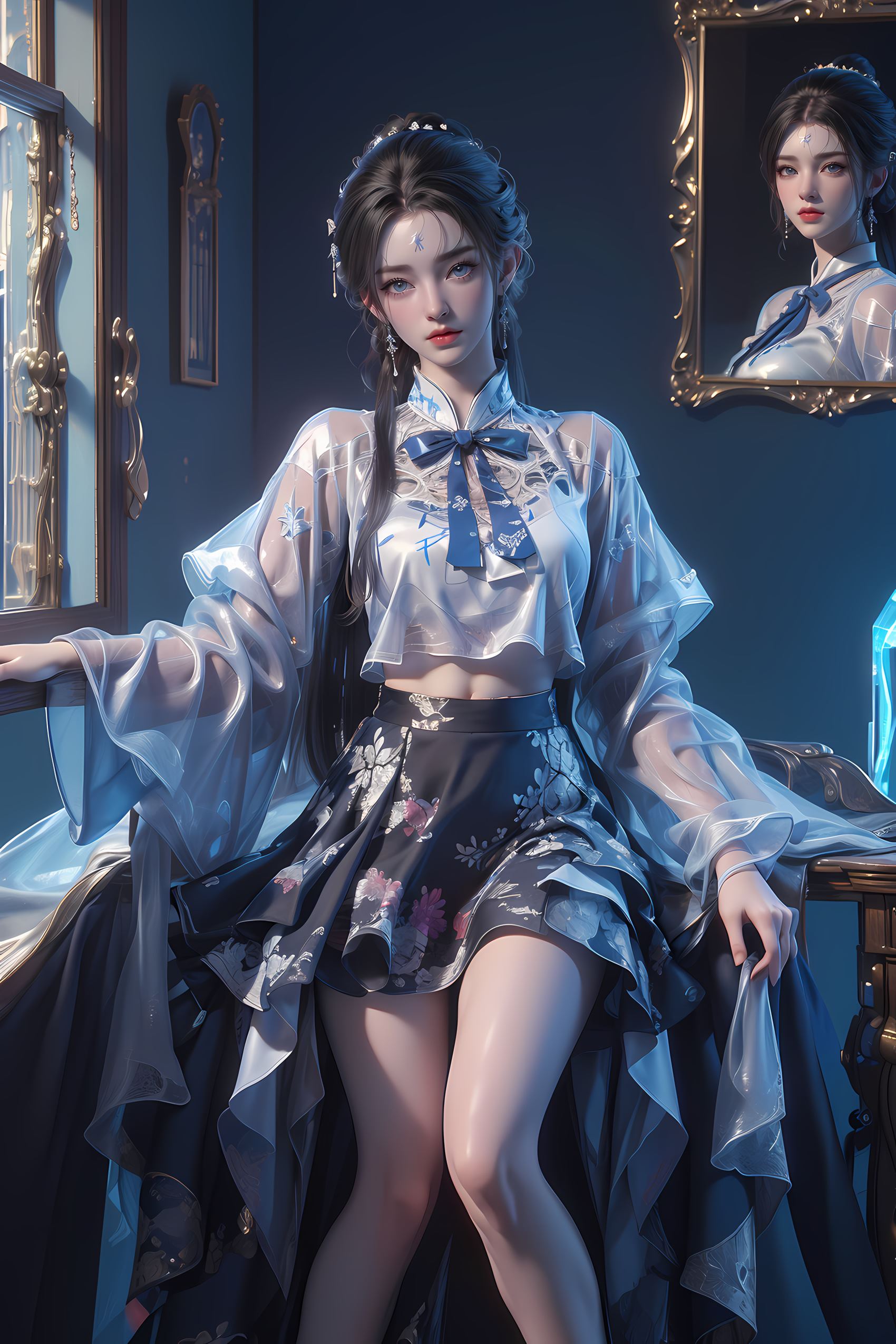 图片[36]-[AI绘画]完美世界-清漪[47P] – 速更版-美库