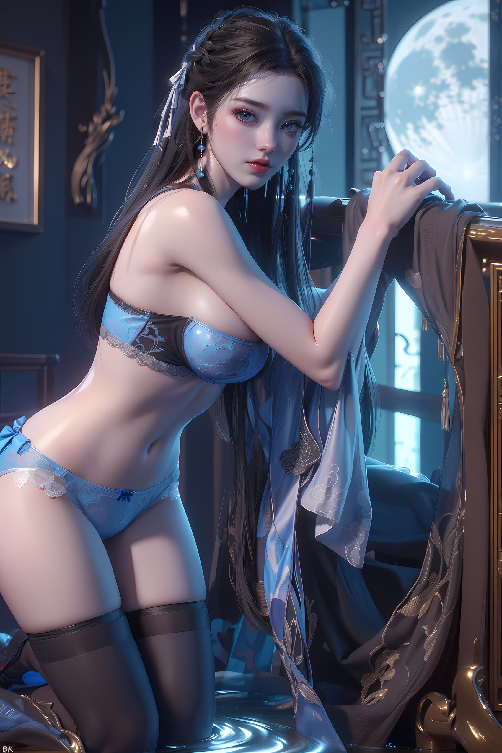 图片[37]-[AI绘画]完美世界-清漪[47P] – 速更版-美库