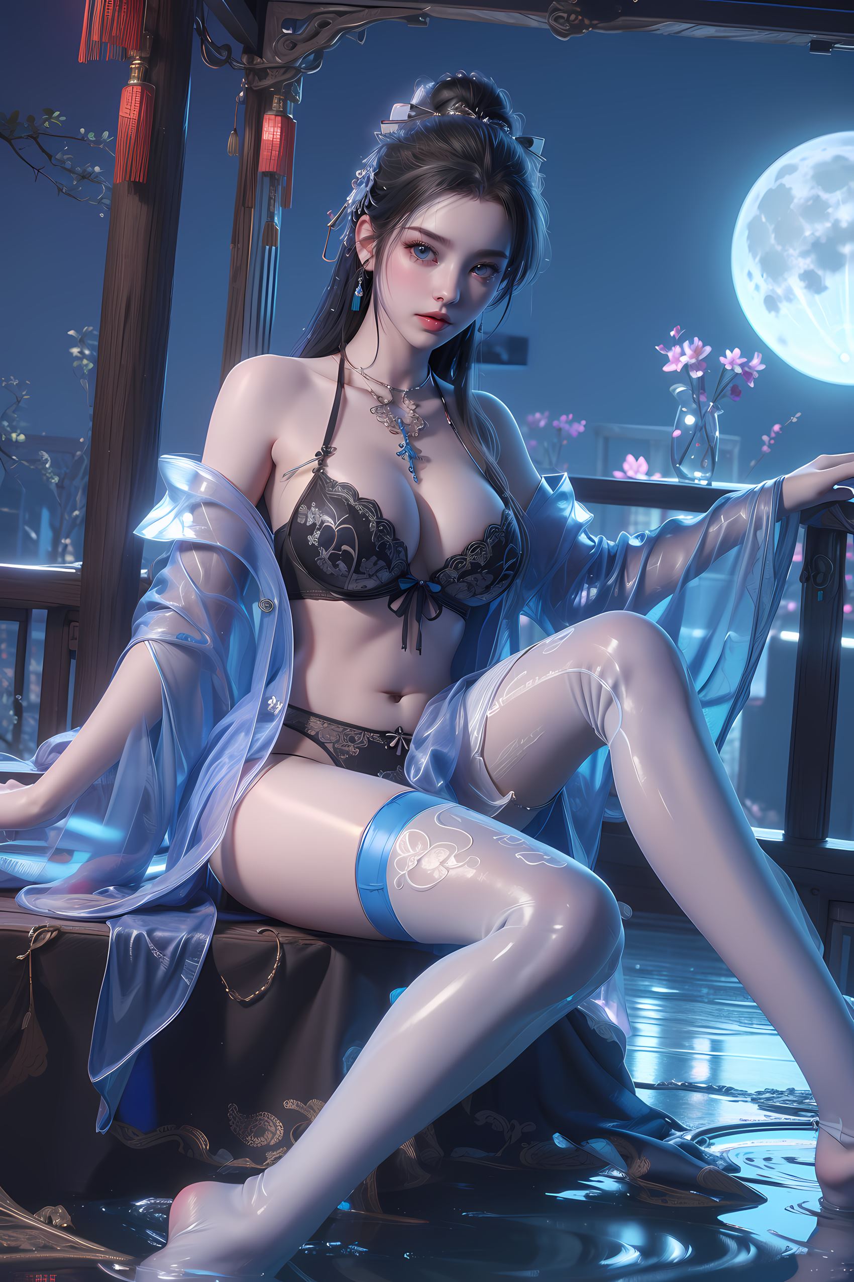 图片[42]-[AI绘画]完美世界-清漪[47P] – 速更版-美库