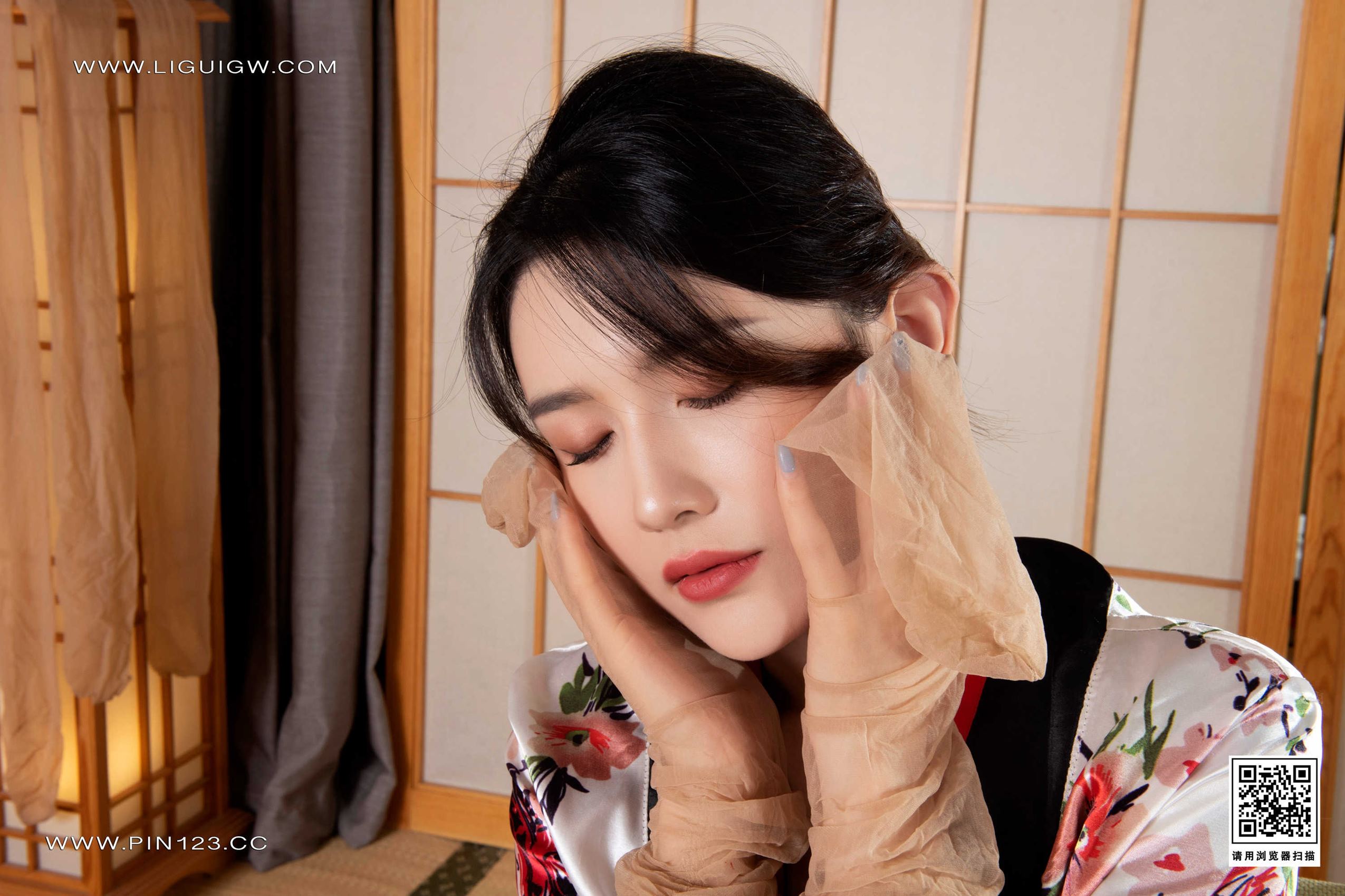 图片[45]-[Ligui丽柜] 2024.03.18 午夜的丝享家 甜甜 [50P] – 速更版-美库