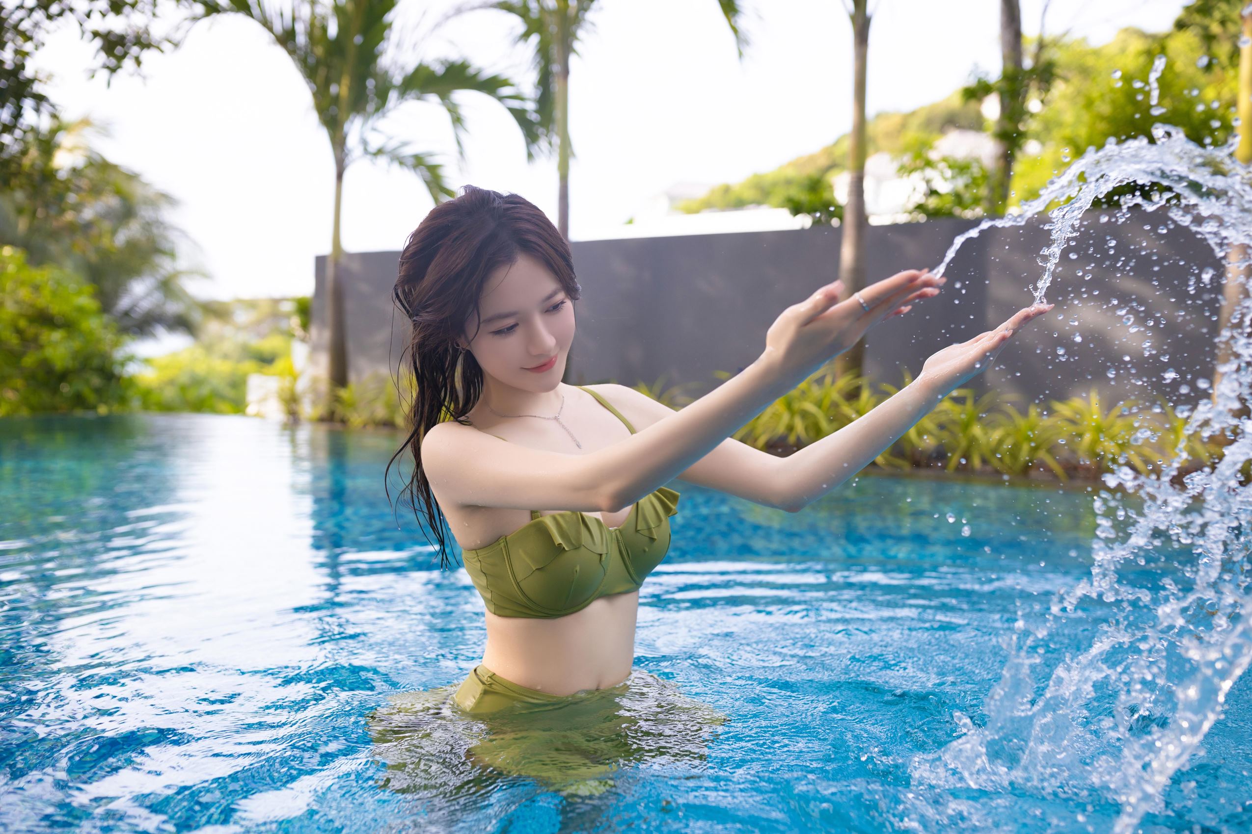 图片[35]-秀人内购@鱼子酱Fish – 内购私拍 山青涩 [47P] – 速更版-美库