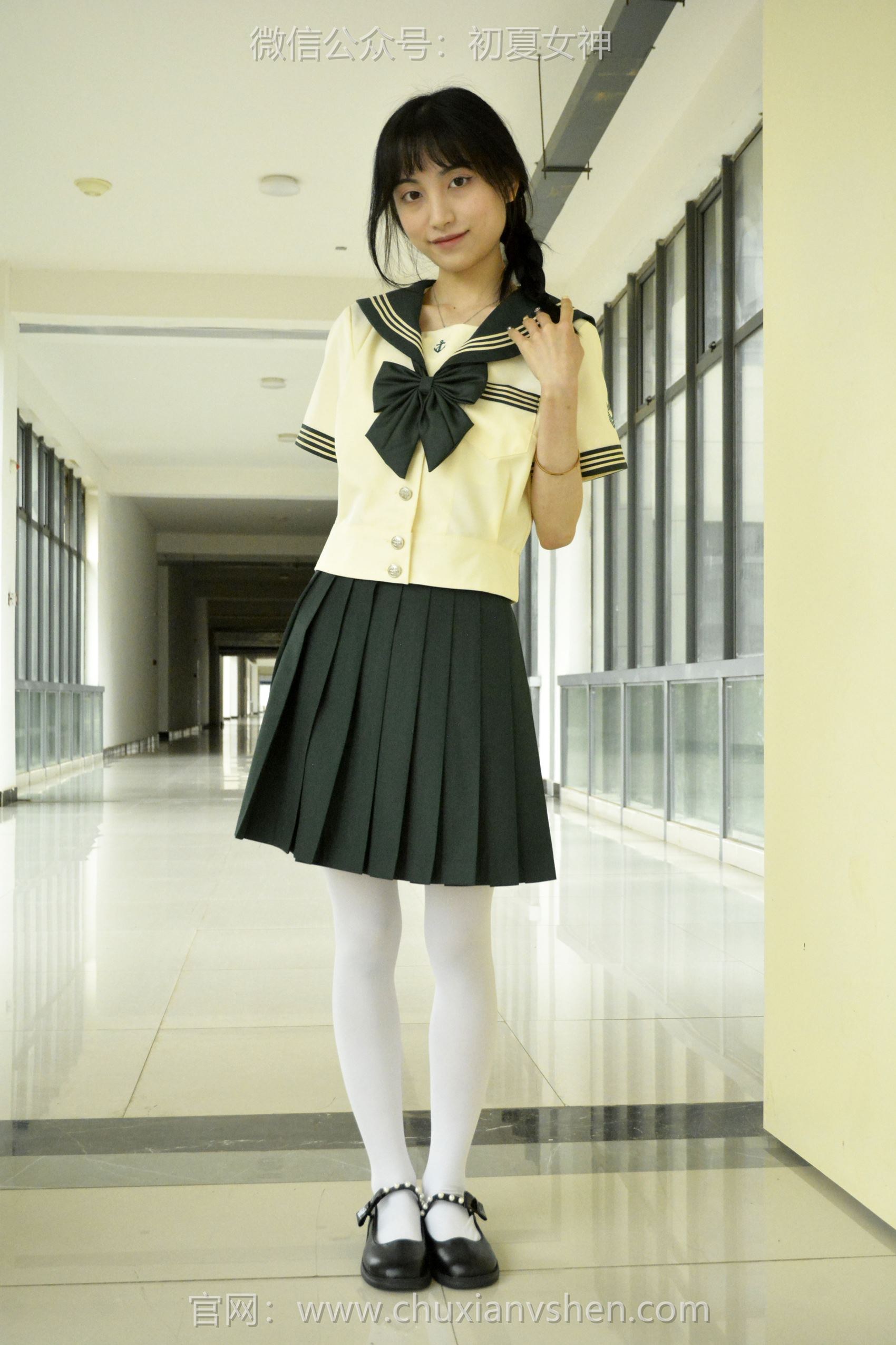 图片[11]-初夏女神 NO.098 柒柒 绿色水手服[140P] – 速更版-美库