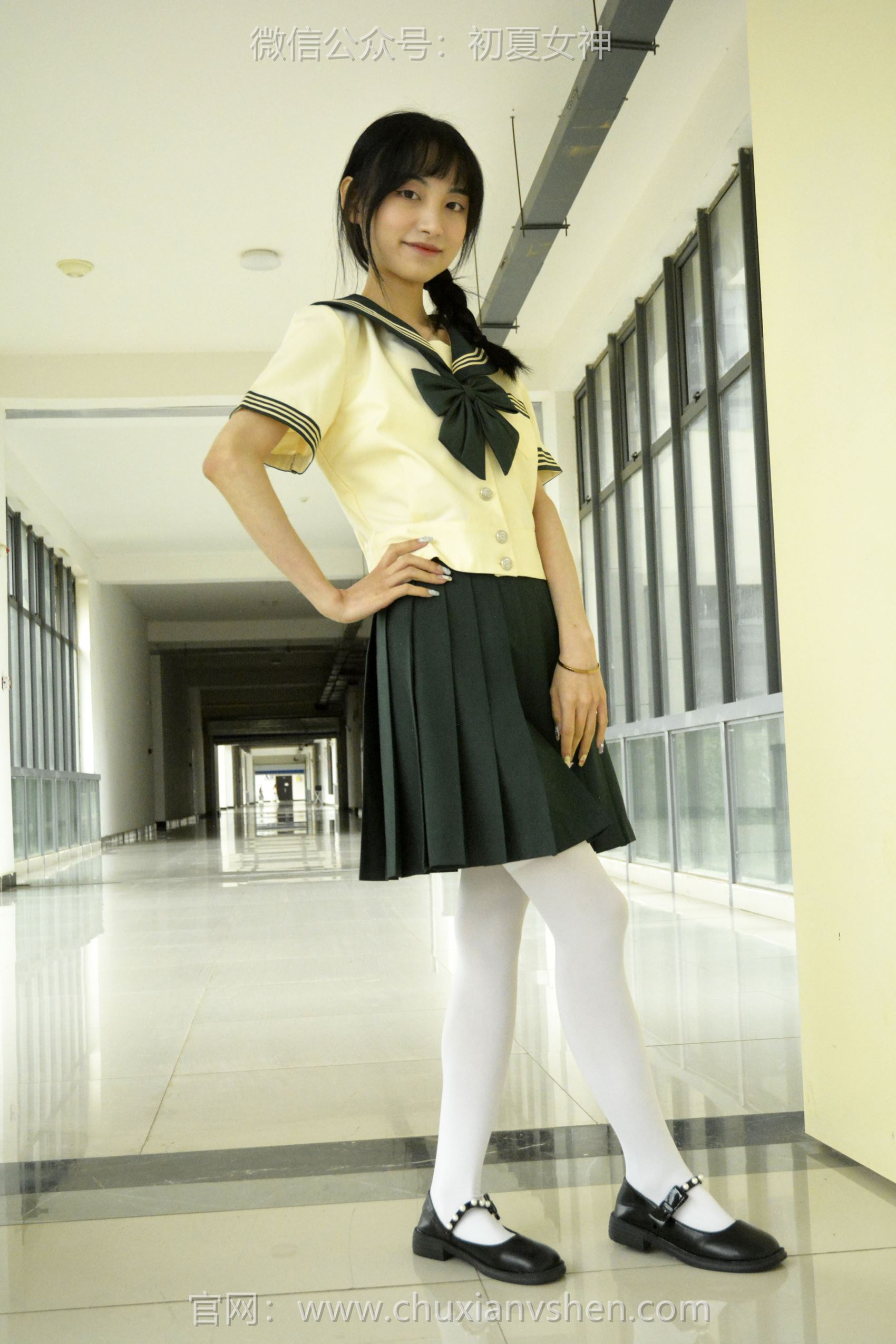 图片[14]-初夏女神 NO.098 柒柒 绿色水手服[140P] – 速更版-美库