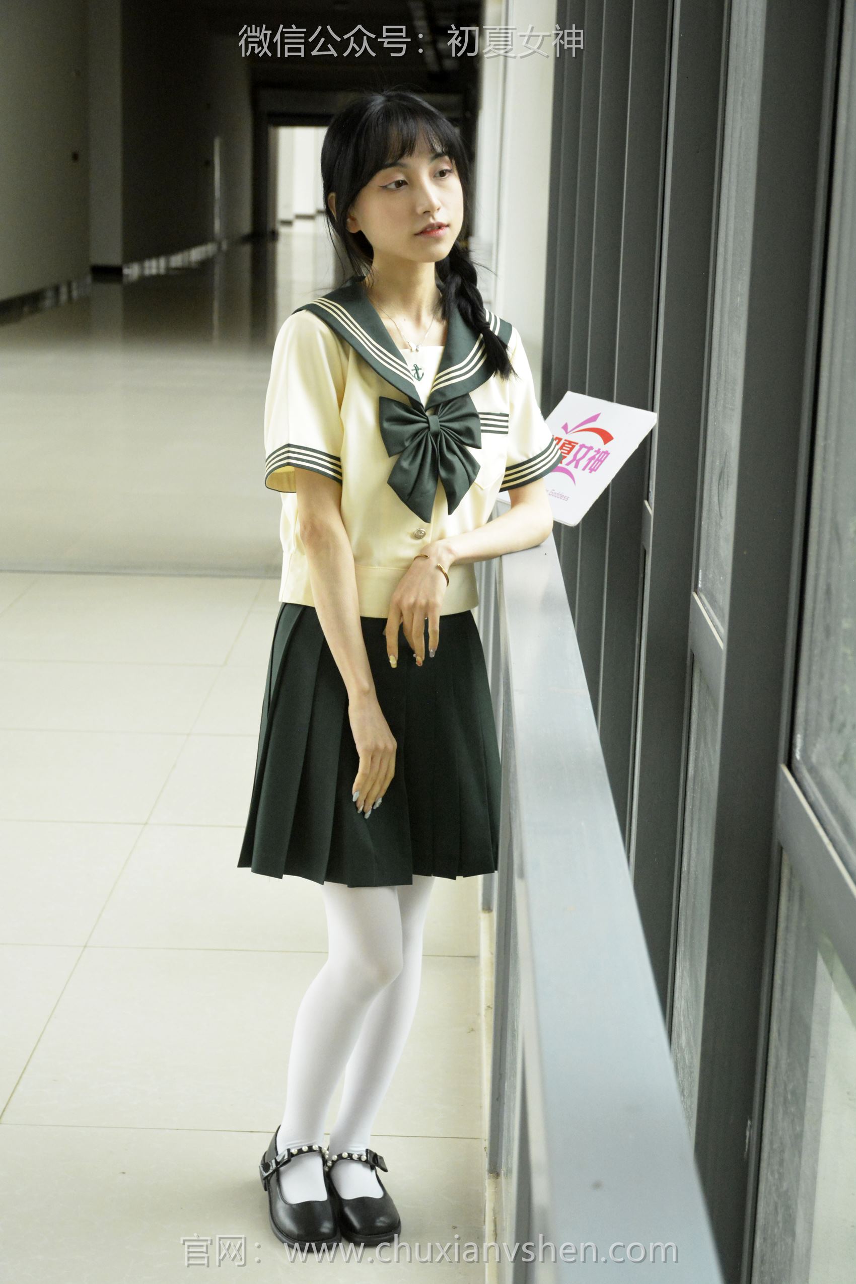 图片[22]-初夏女神 NO.098 柒柒 绿色水手服[140P] – 速更版-美库