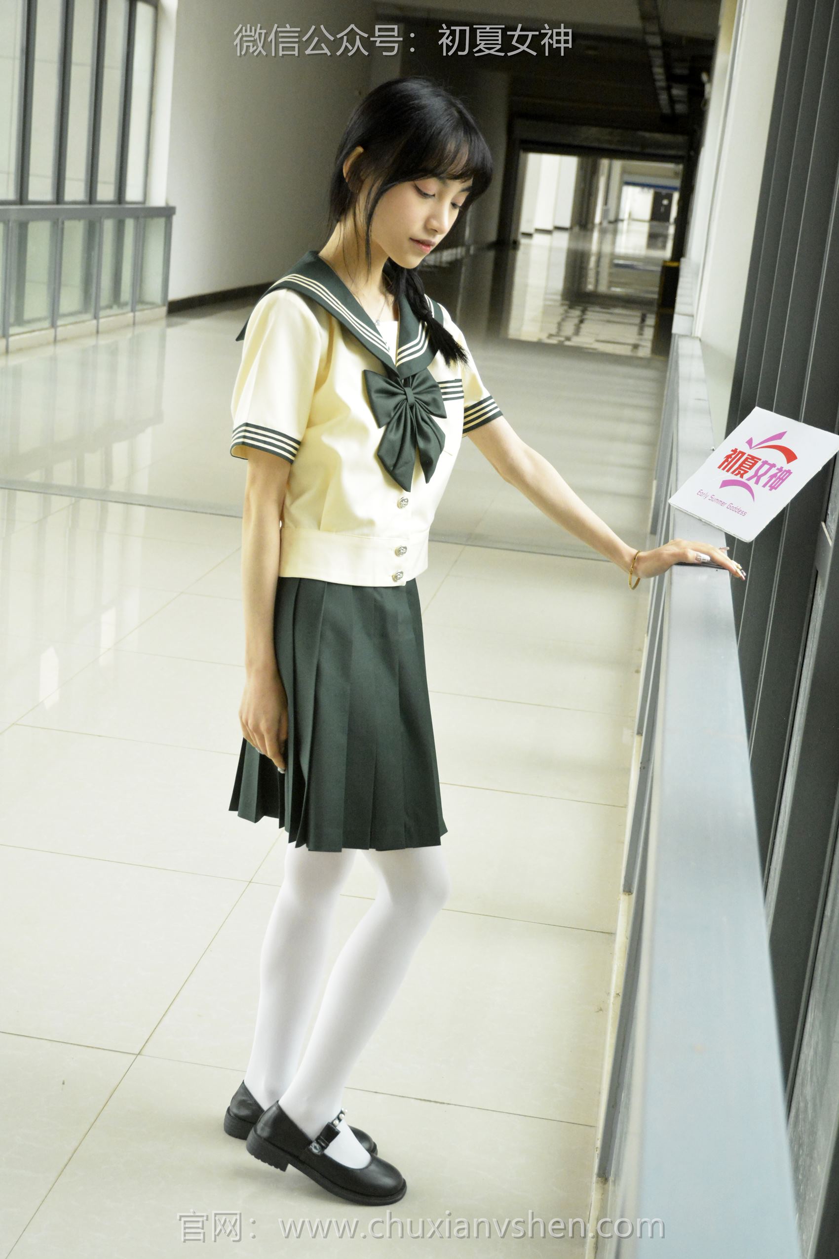 图片[26]-初夏女神 NO.098 柒柒 绿色水手服[140P] – 速更版-美库