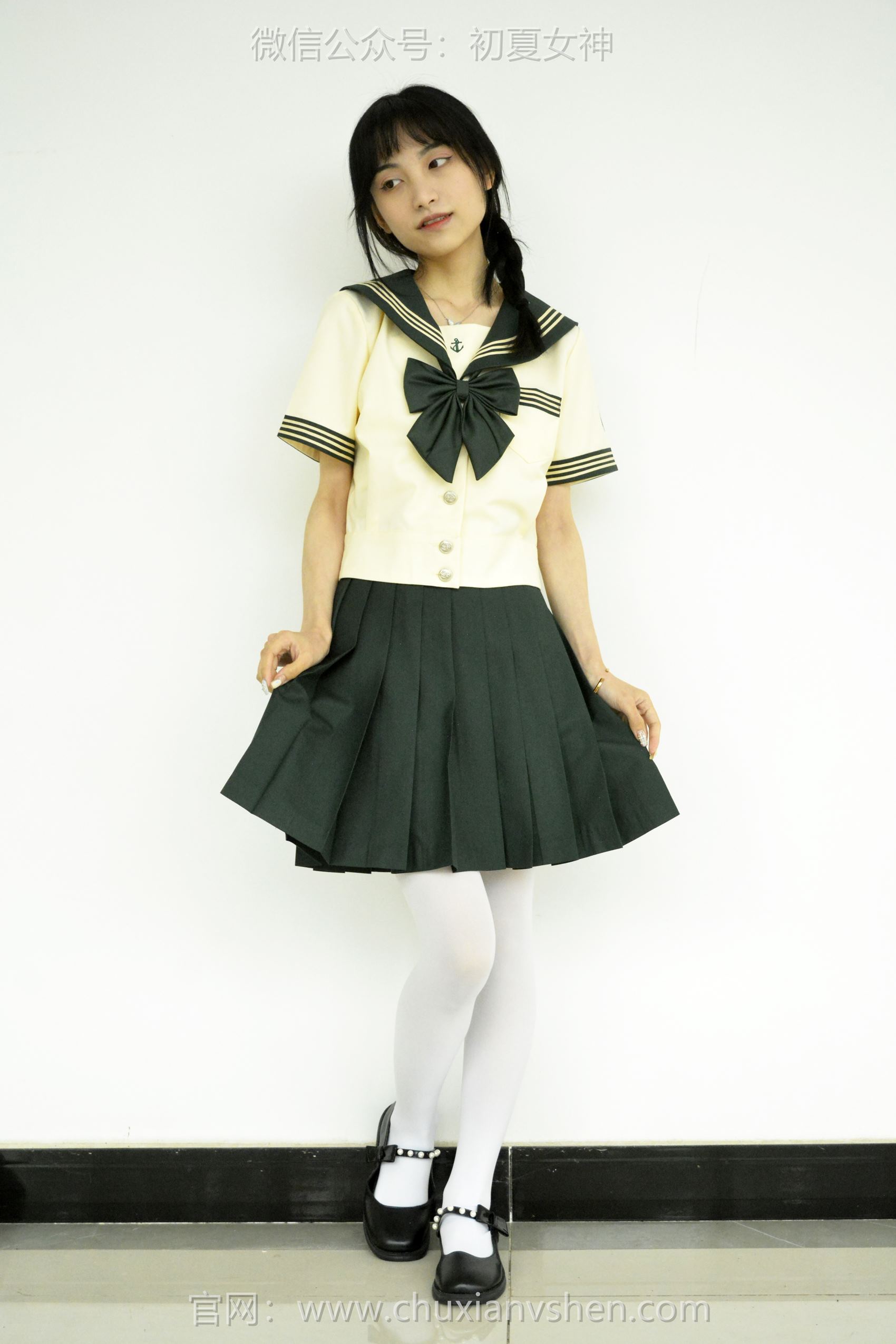 图片[29]-初夏女神 NO.098 柒柒 绿色水手服[140P] – 速更版-美库