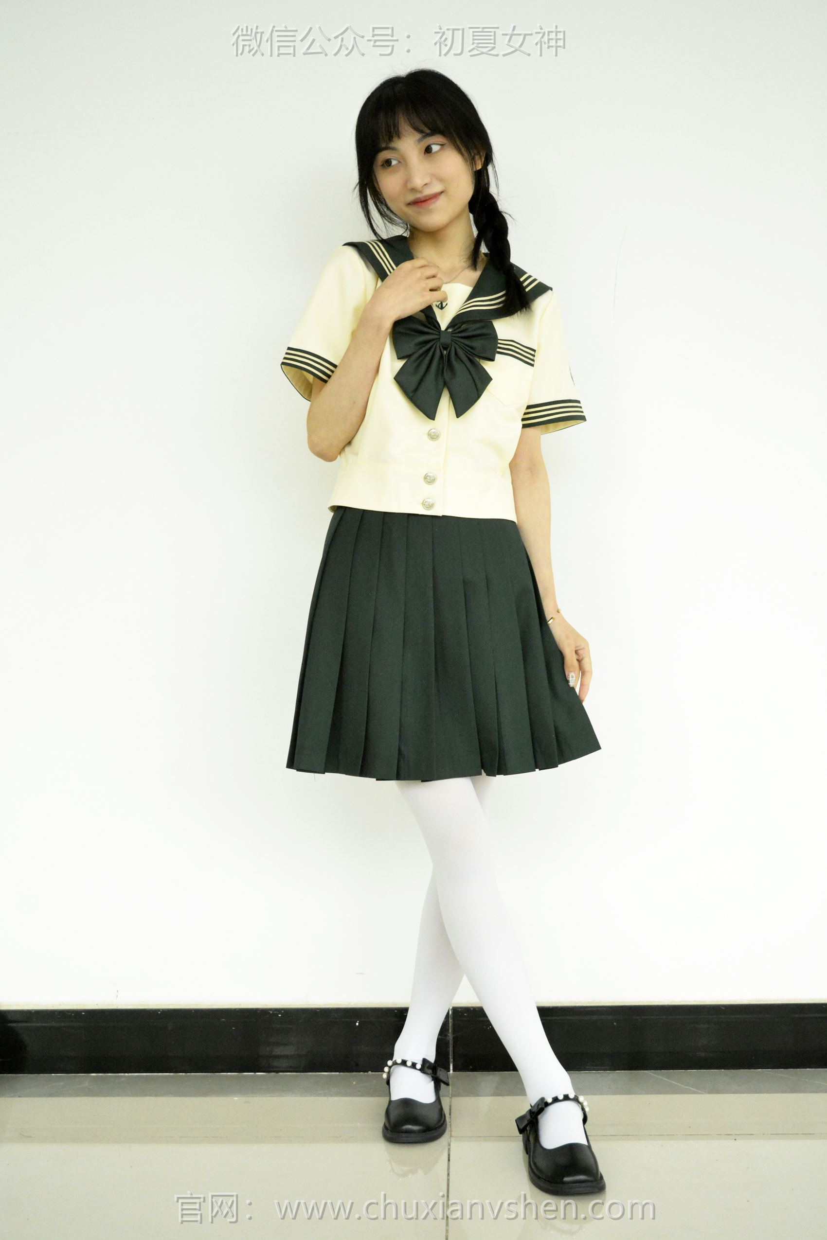 图片[30]-初夏女神 NO.098 柒柒 绿色水手服[140P] – 速更版-美库