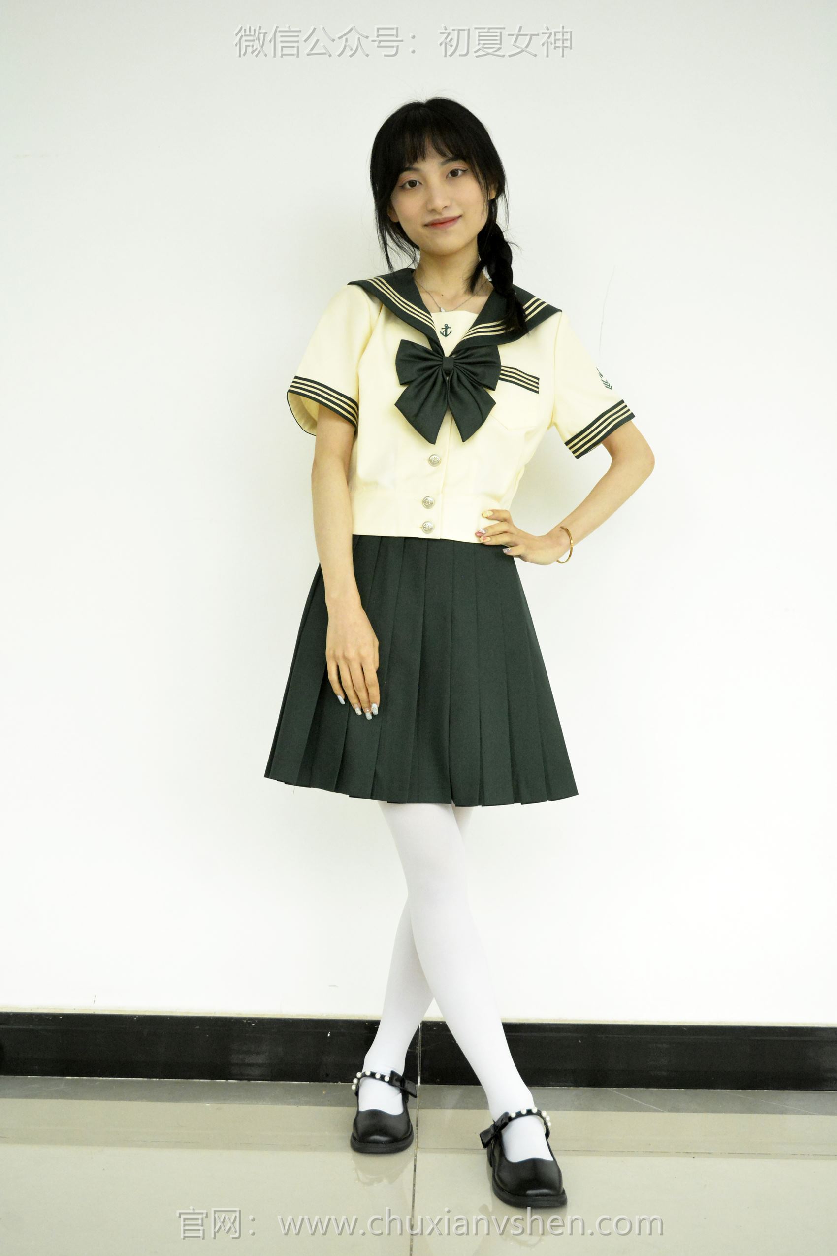 图片[34]-初夏女神 NO.098 柒柒 绿色水手服[140P] – 速更版-美库