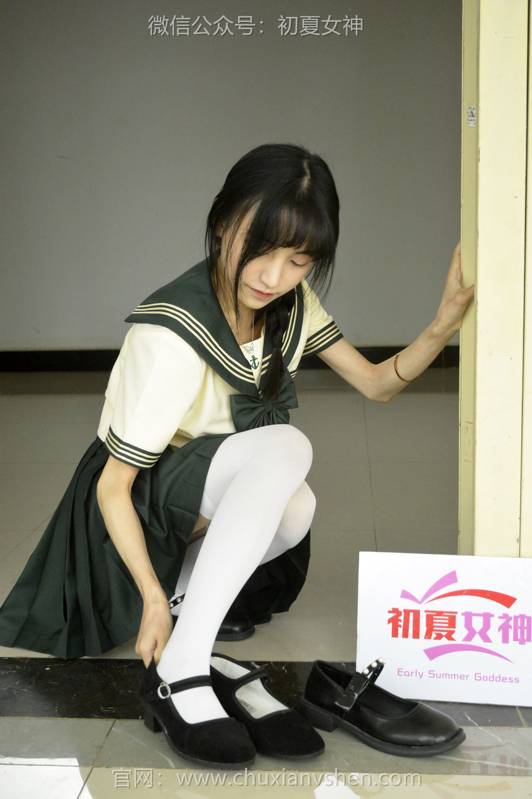 图片[42]-初夏女神 NO.098 柒柒 绿色水手服[140P] – 速更版-美库