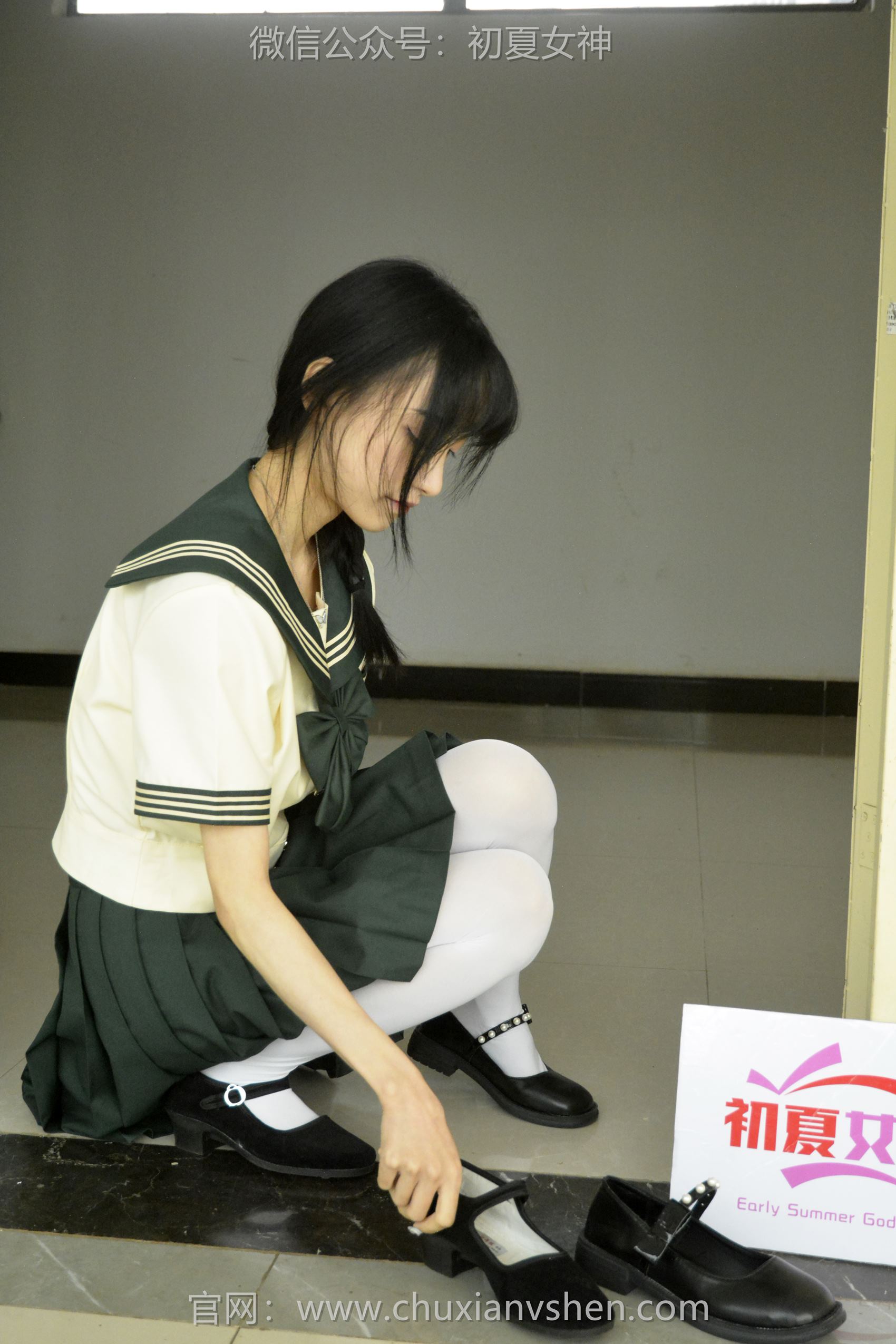 图片[43]-初夏女神 NO.098 柒柒 绿色水手服[140P] – 速更版-美库