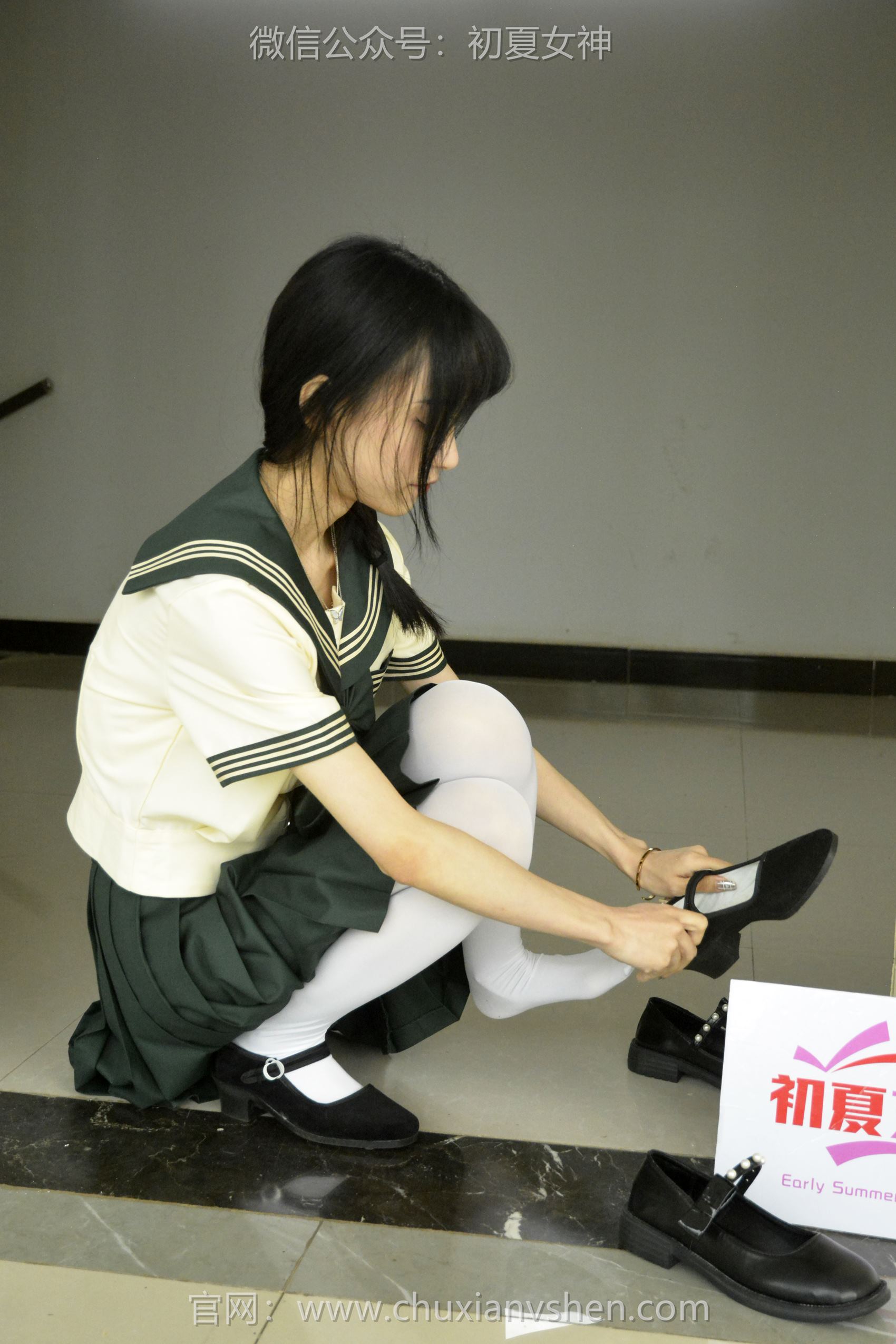 图片[45]-初夏女神 NO.098 柒柒 绿色水手服[140P] – 速更版-美库