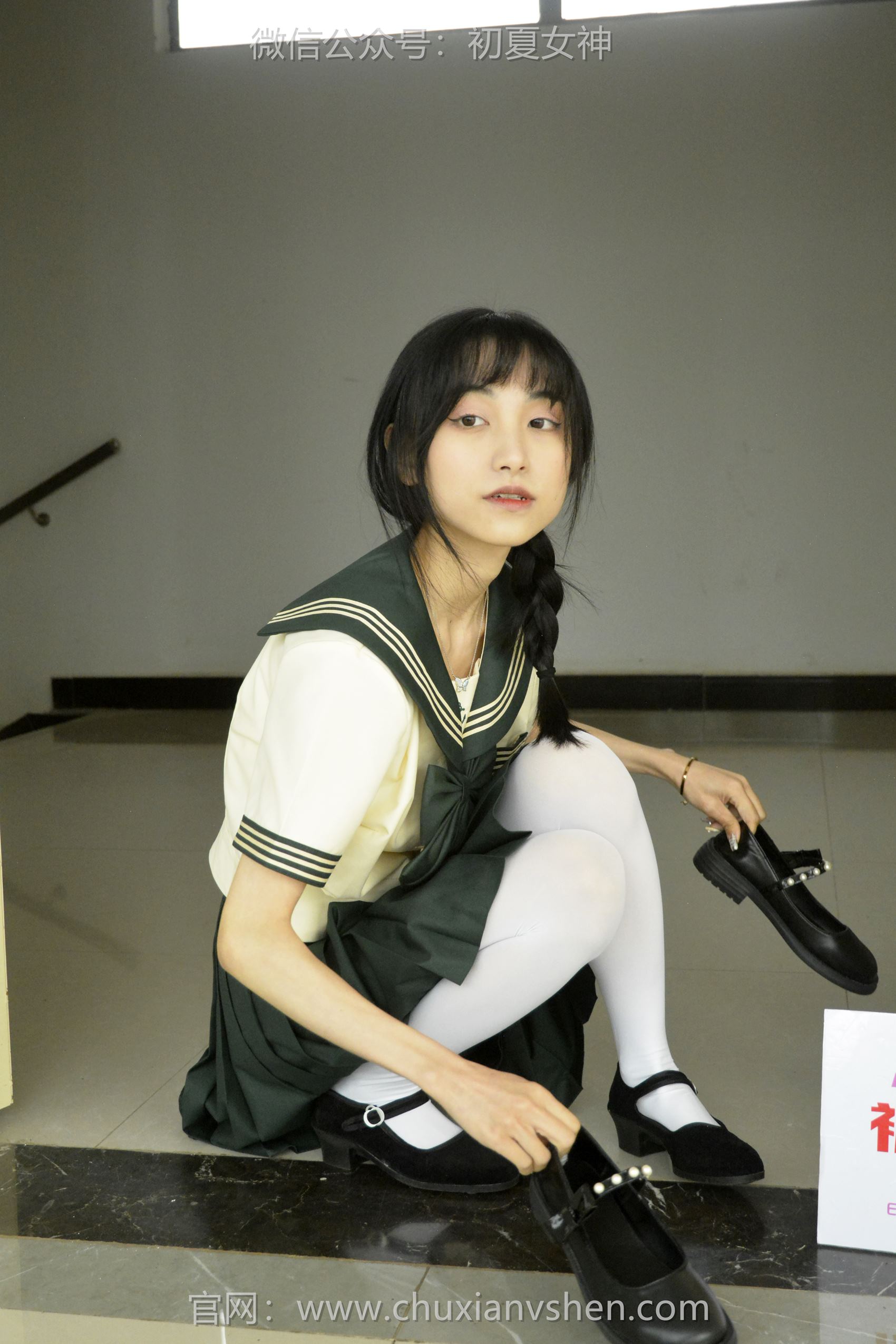 图片[47]-初夏女神 NO.098 柒柒 绿色水手服[140P] – 速更版-美库