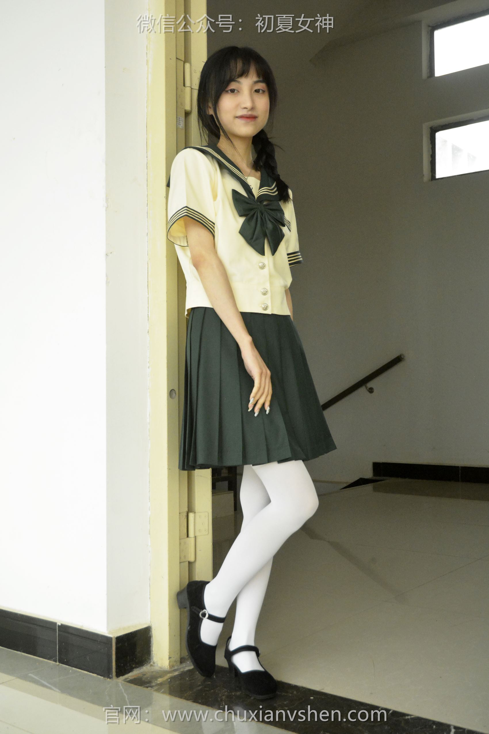 图片[50]-初夏女神 NO.098 柒柒 绿色水手服[140P] – 速更版-美库