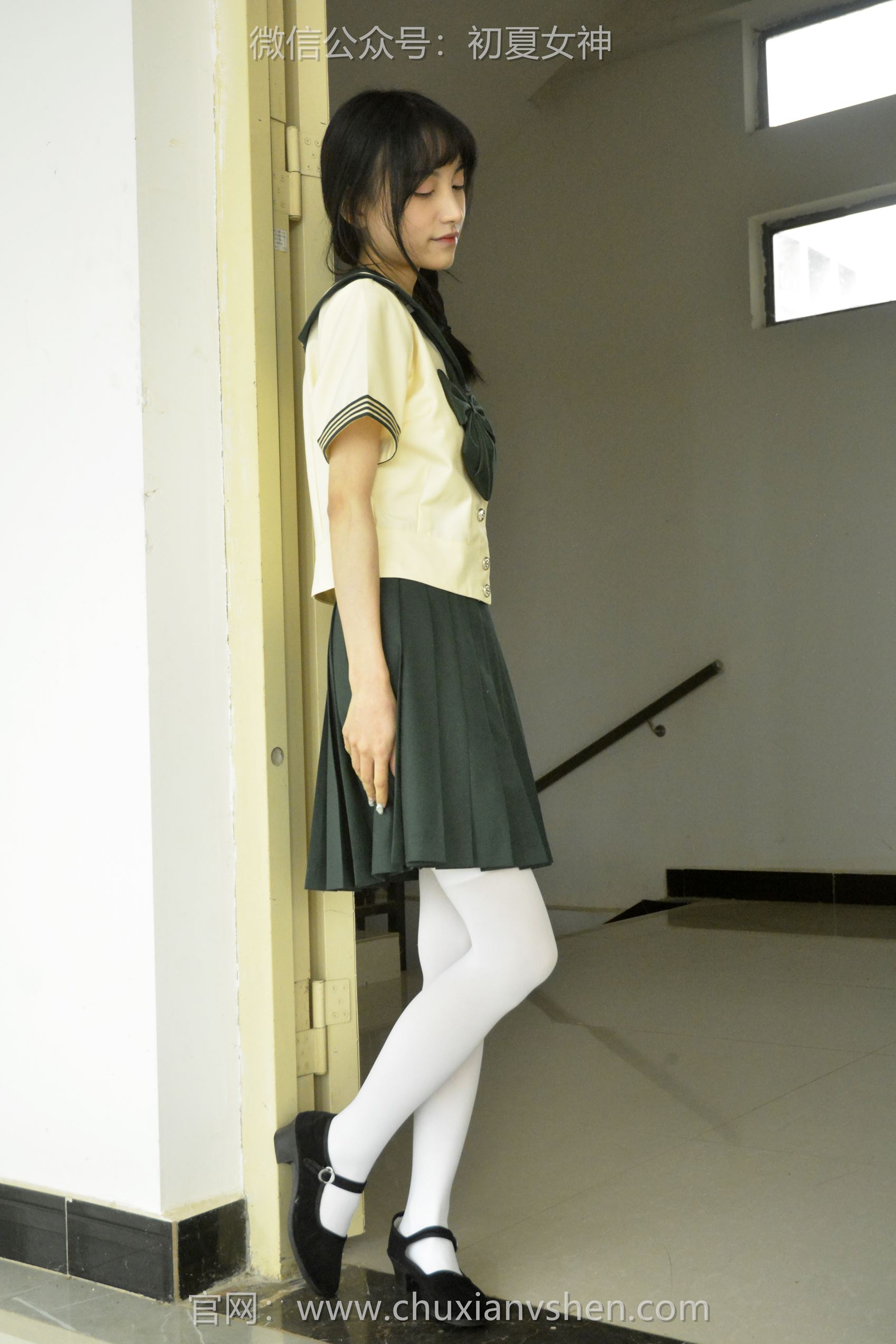 图片[53]-初夏女神 NO.098 柒柒 绿色水手服[140P] – 速更版-美库