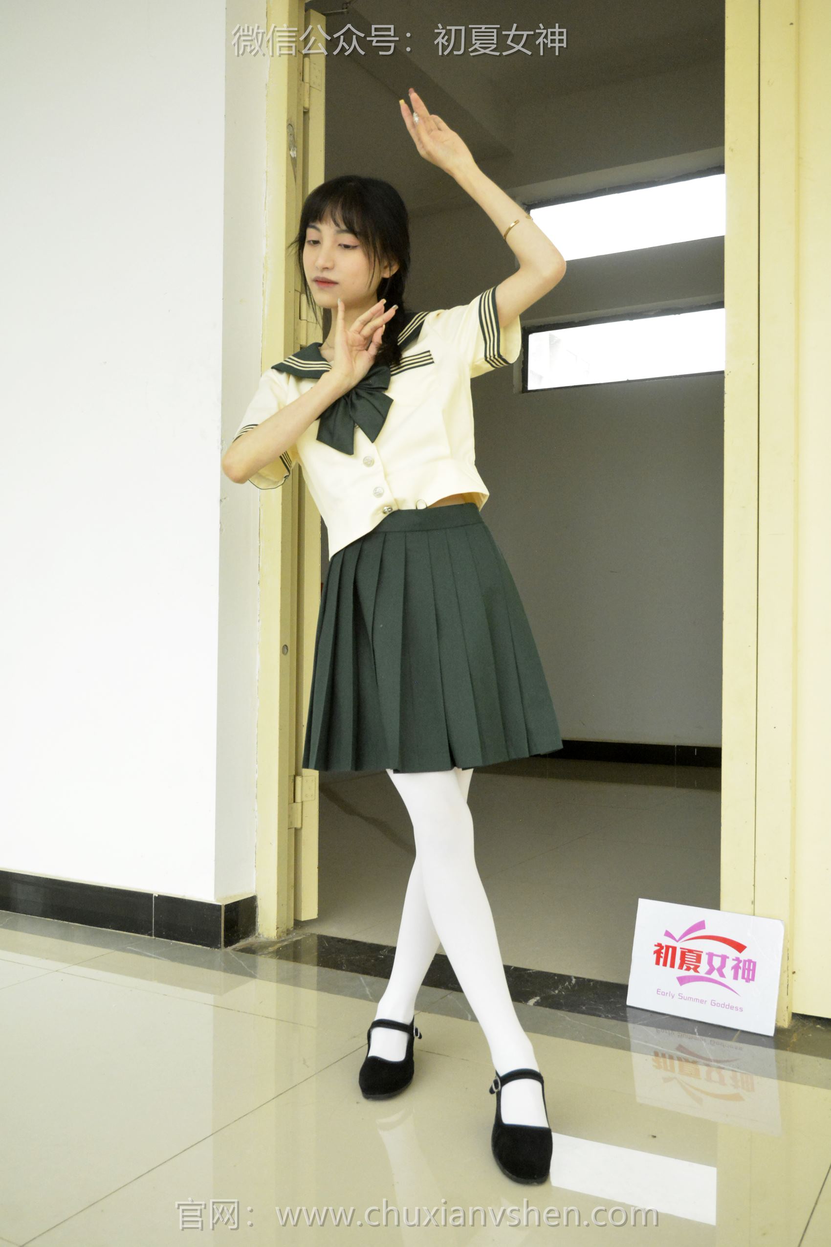 图片[58]-初夏女神 NO.098 柒柒 绿色水手服[140P] – 速更版-美库