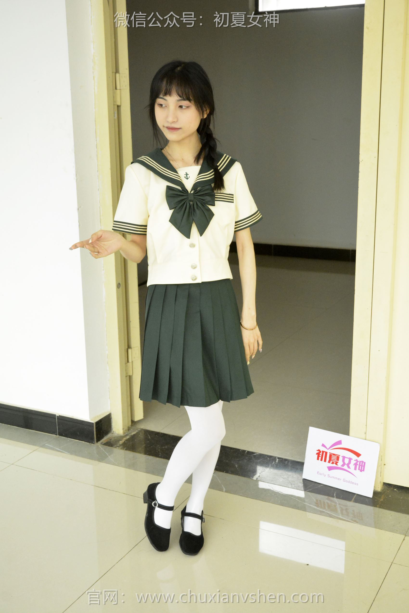 图片[60]-初夏女神 NO.098 柒柒 绿色水手服[140P] – 速更版-美库