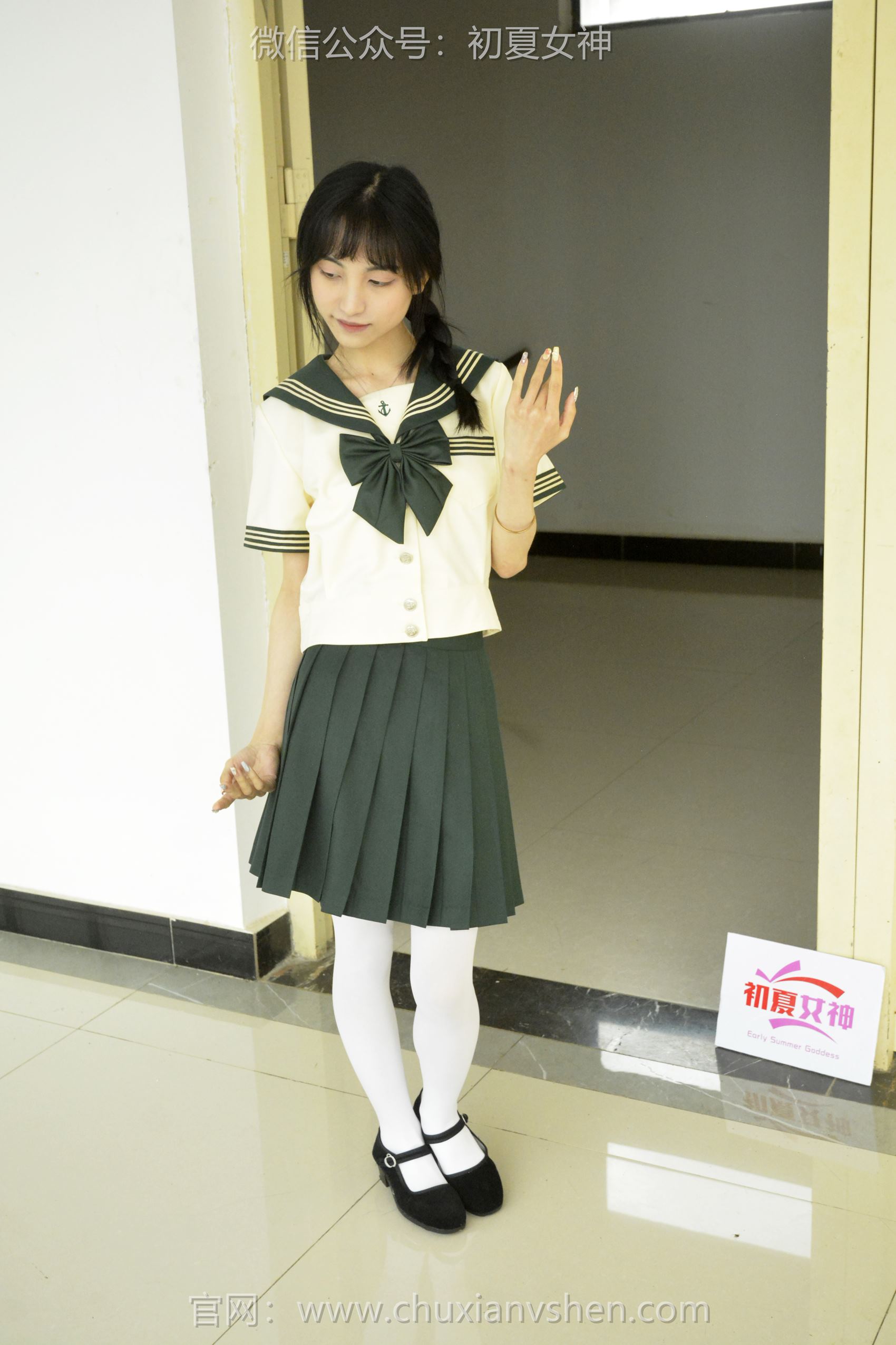 图片[61]-初夏女神 NO.098 柒柒 绿色水手服[140P] – 速更版-美库