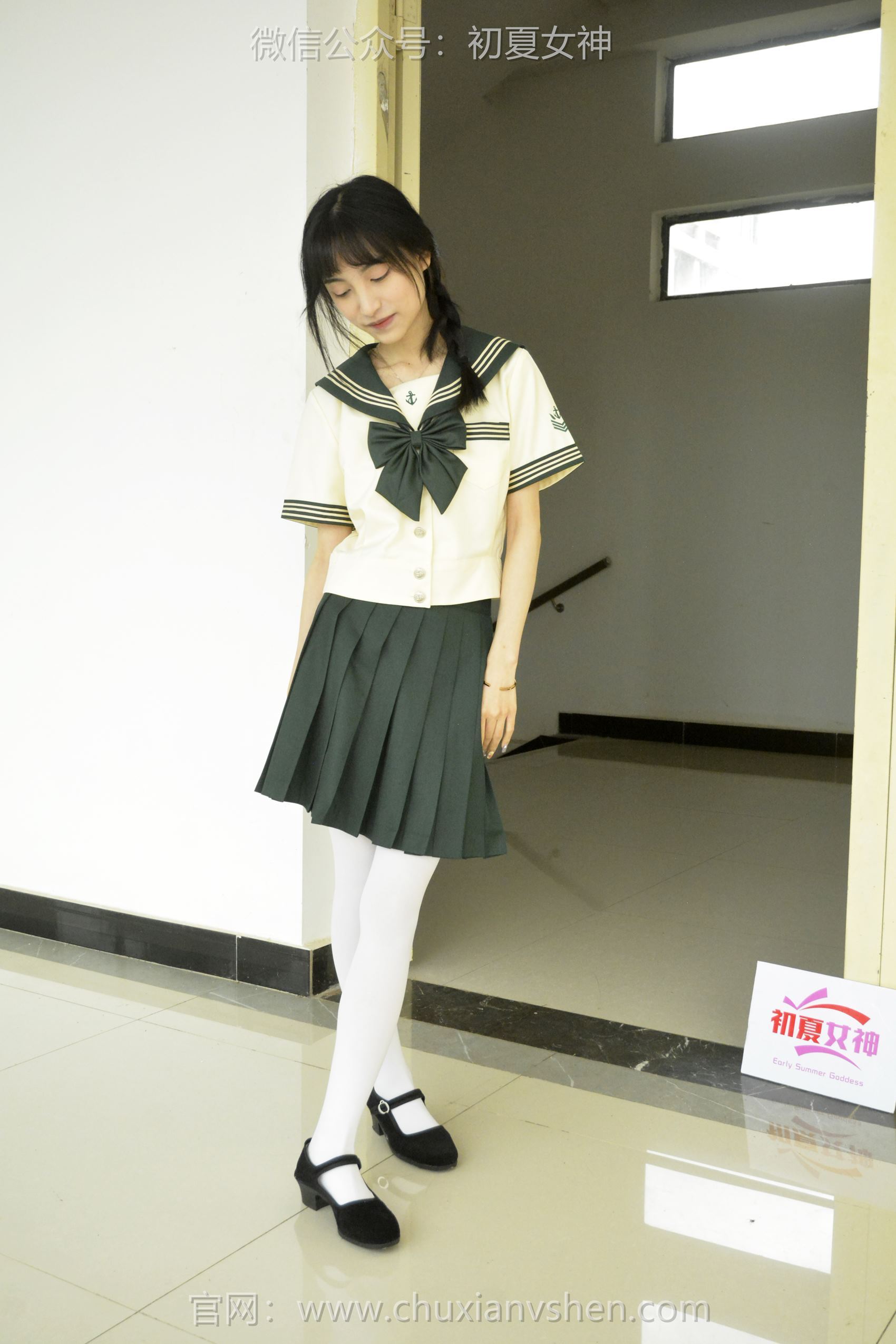 图片[62]-初夏女神 NO.098 柒柒 绿色水手服[140P] – 速更版-美库