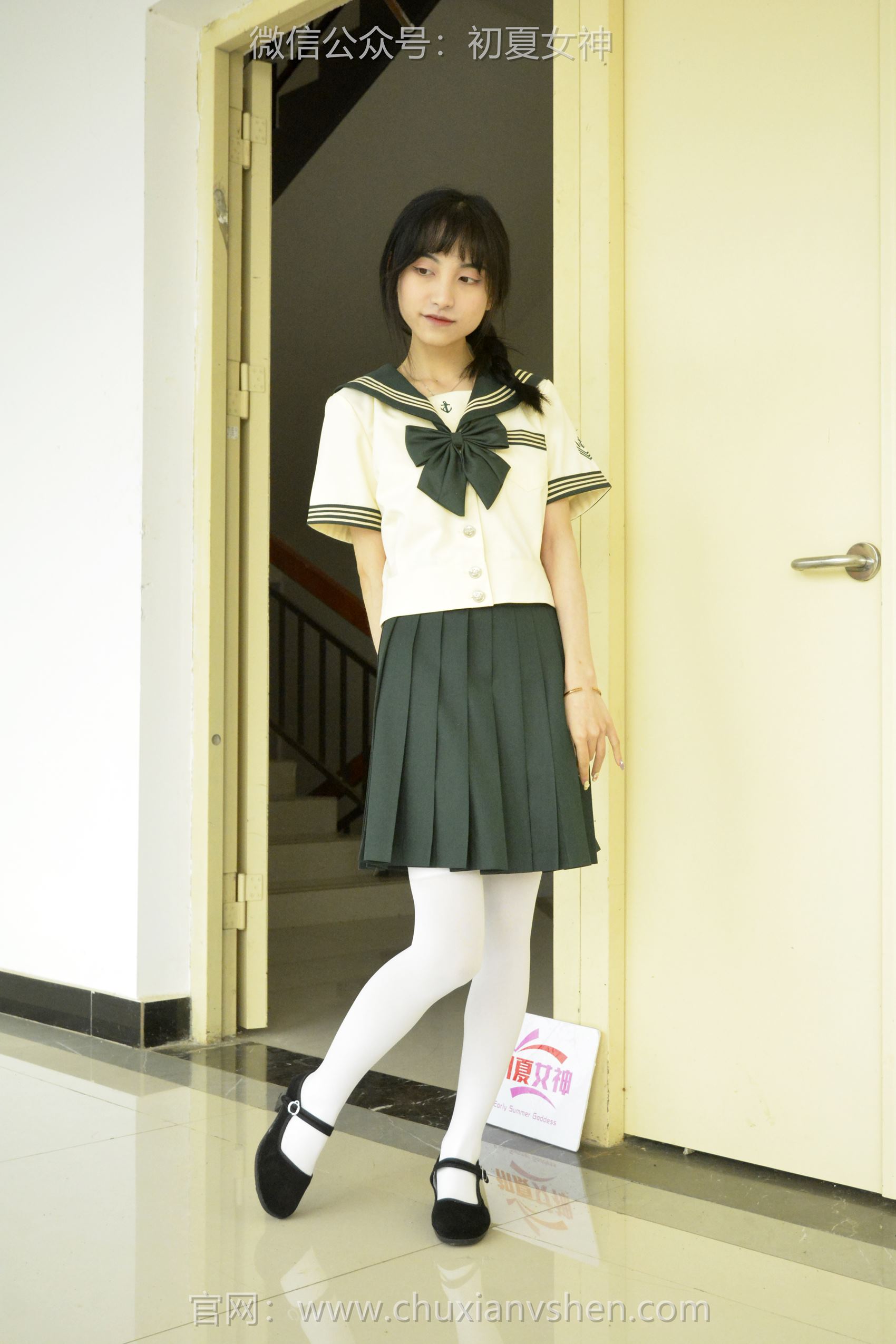 图片[63]-初夏女神 NO.098 柒柒 绿色水手服[140P] – 速更版-美库