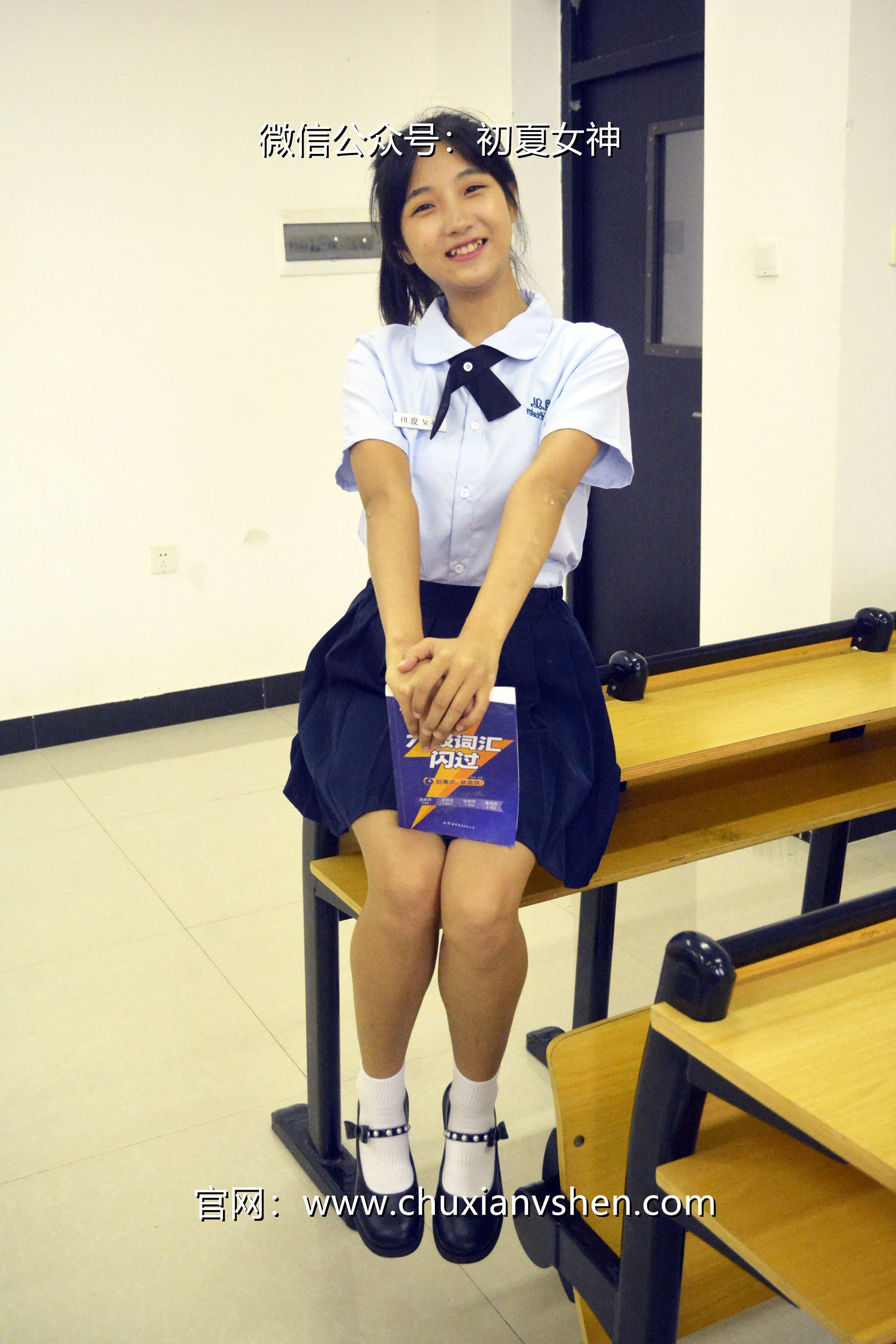 图片[25]-初夏女神 NO.099 点点 异国校服[155P] – 速更版-美库